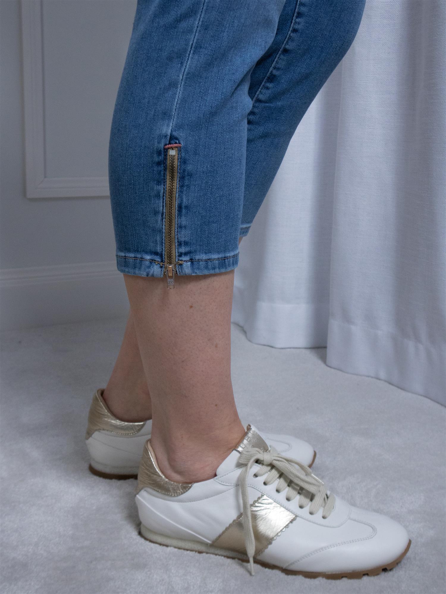 Mos Mosh Naomi Olympos Jeans Mid Blue