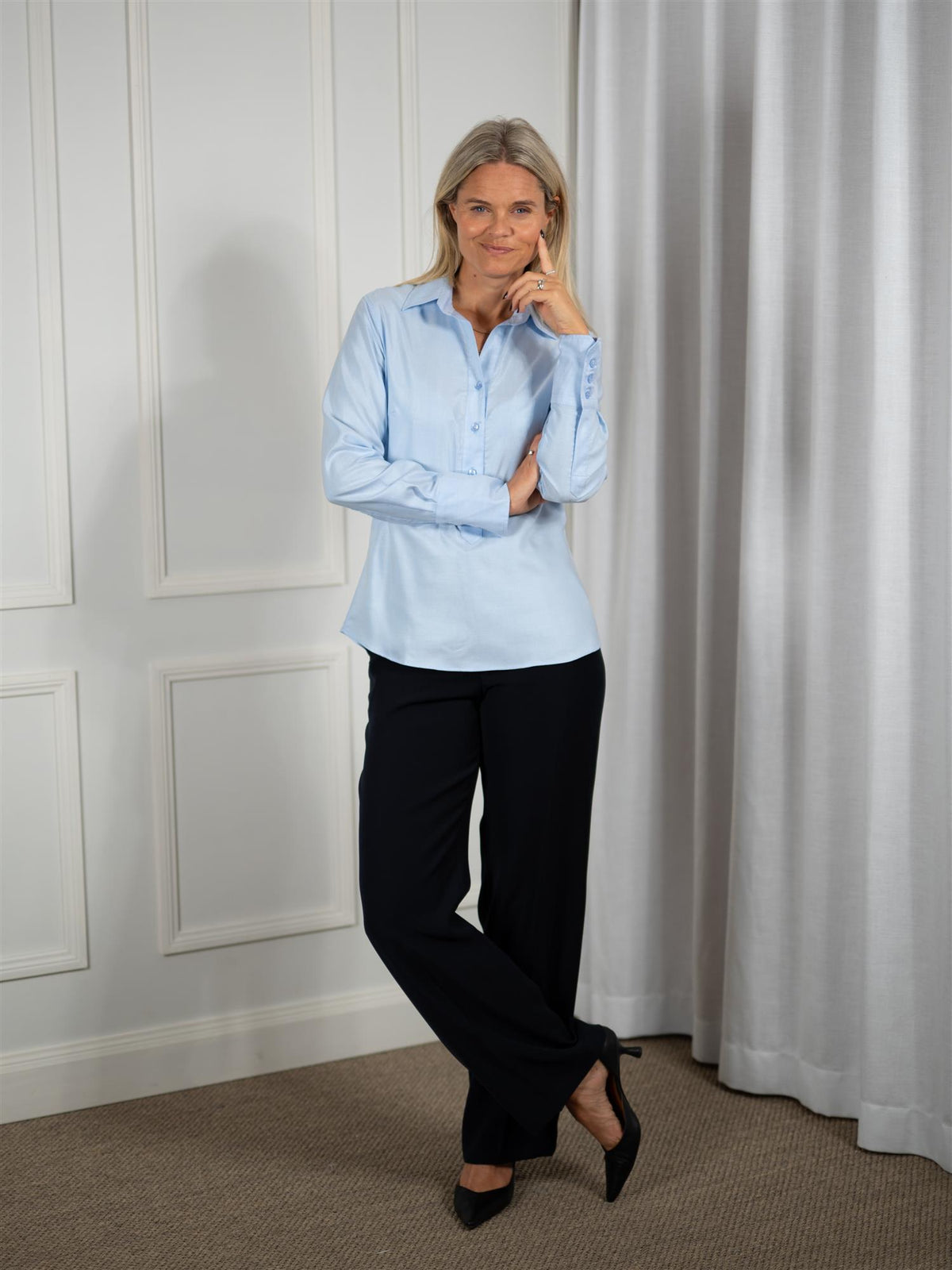 Nicky Shirt Light Blue