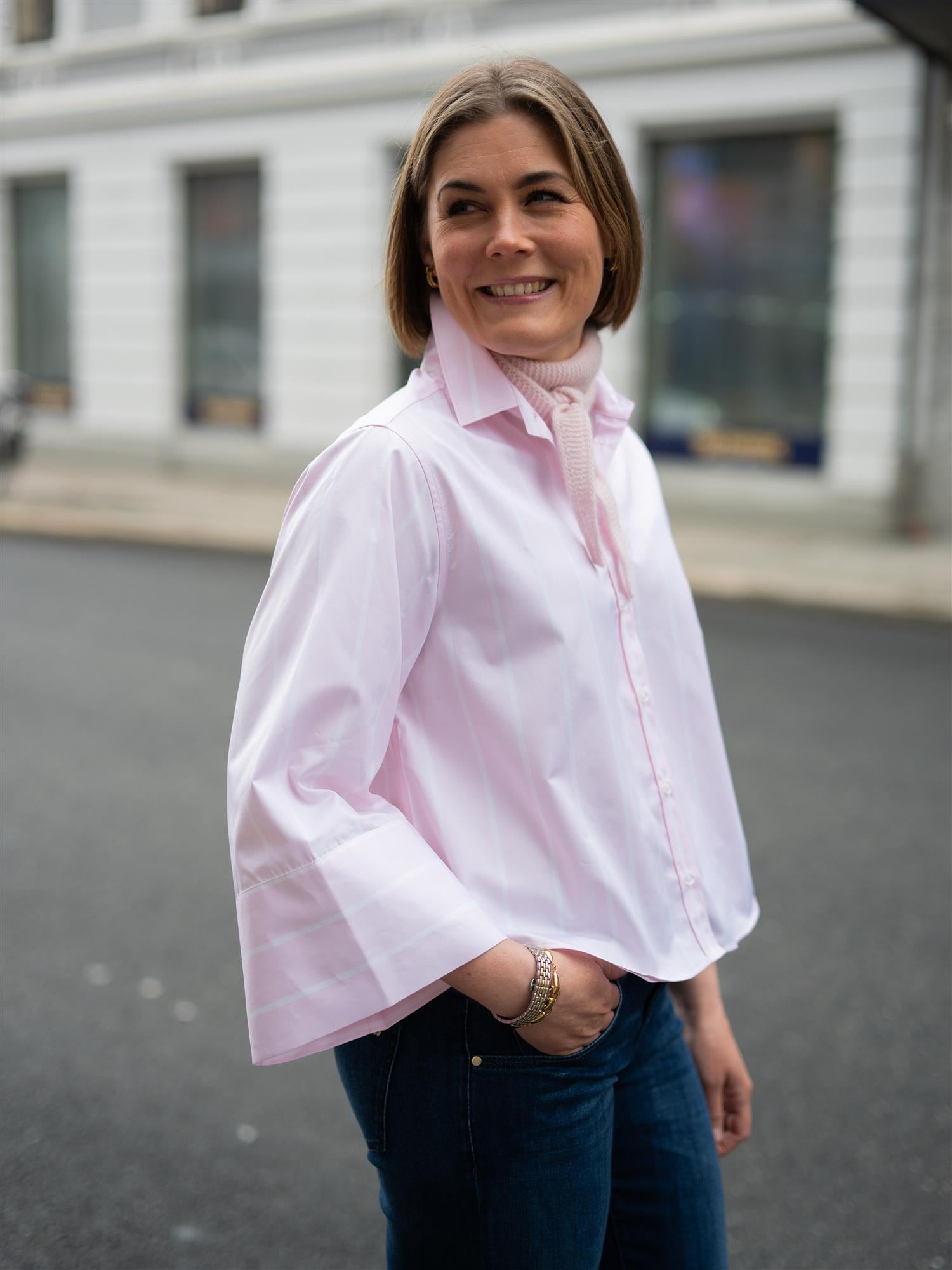 Julie Josephine Anja Shirt Peony Stripe