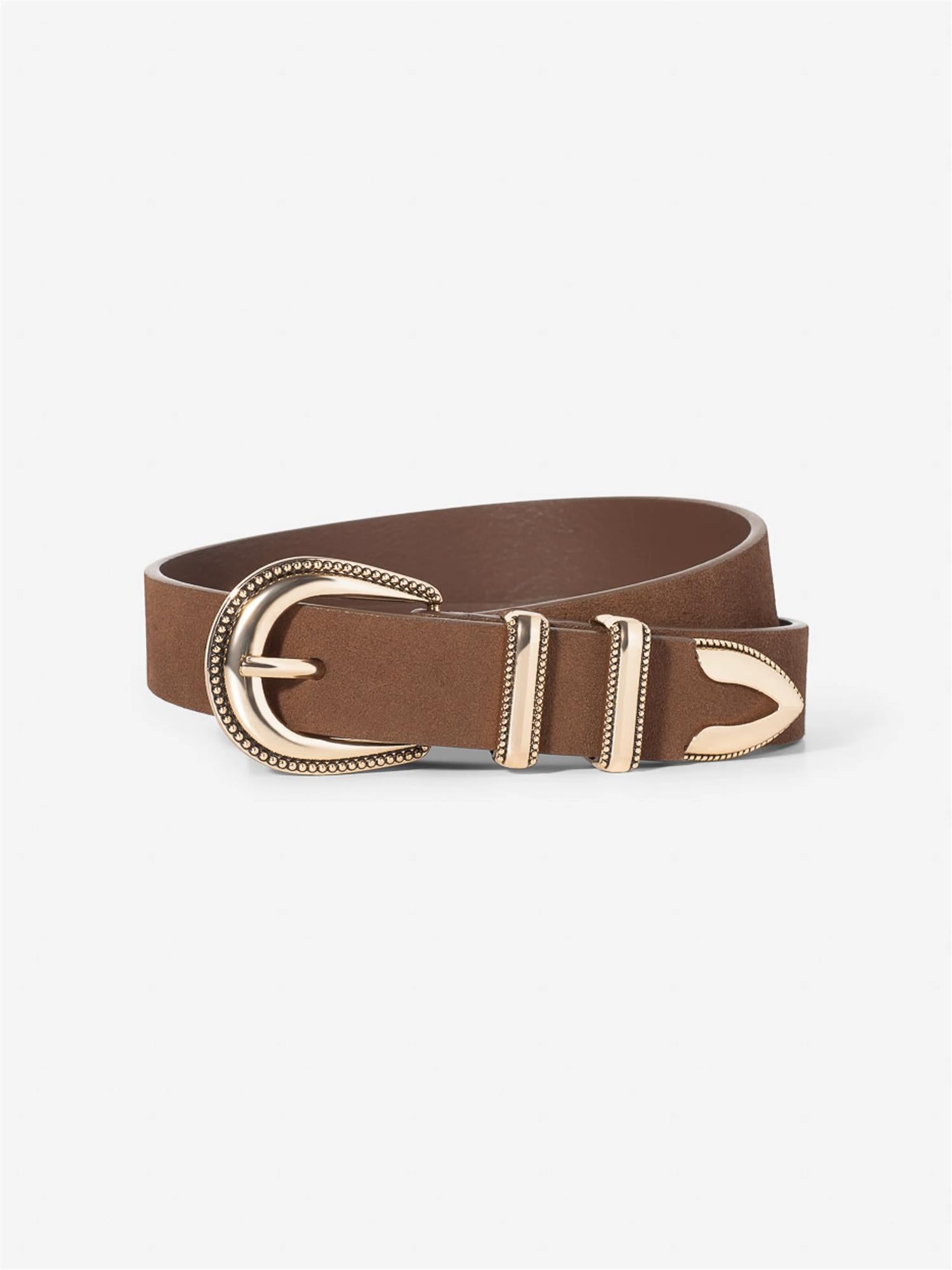 Aubrey Belt Brown/Gold
