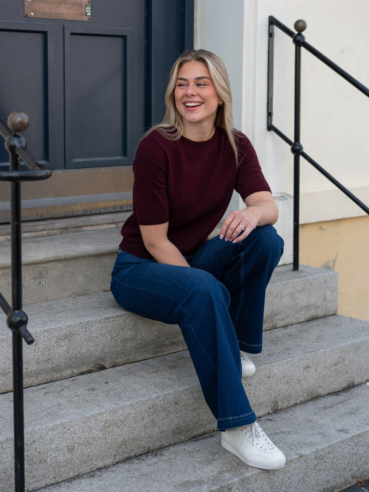 Dear Dharma Marthe Tee Aubergine