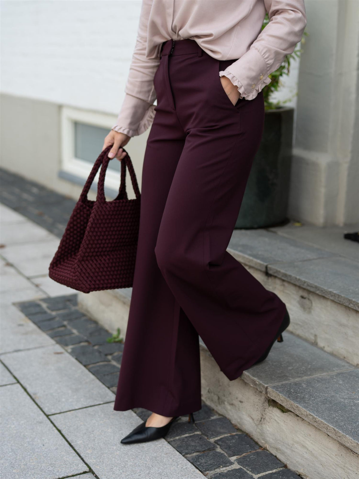 Louise Pants Dark Purple