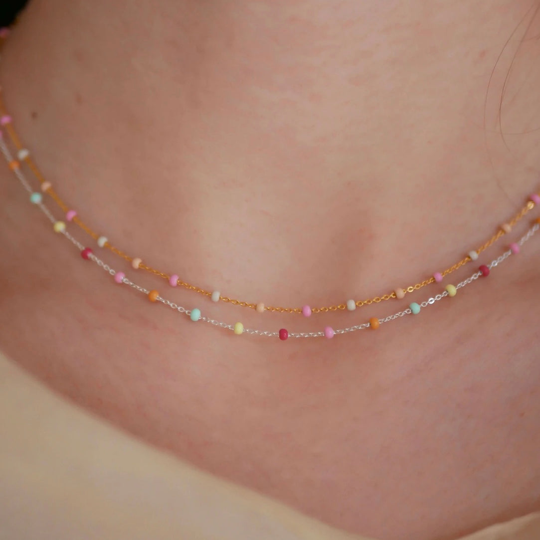 Enamel Lola Necklace Tropical