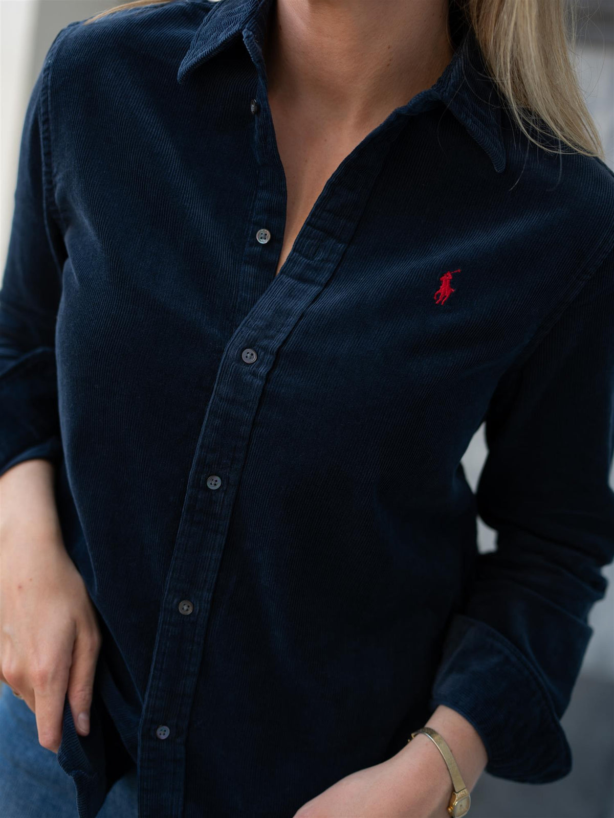 Woven Sport Shirt Navy