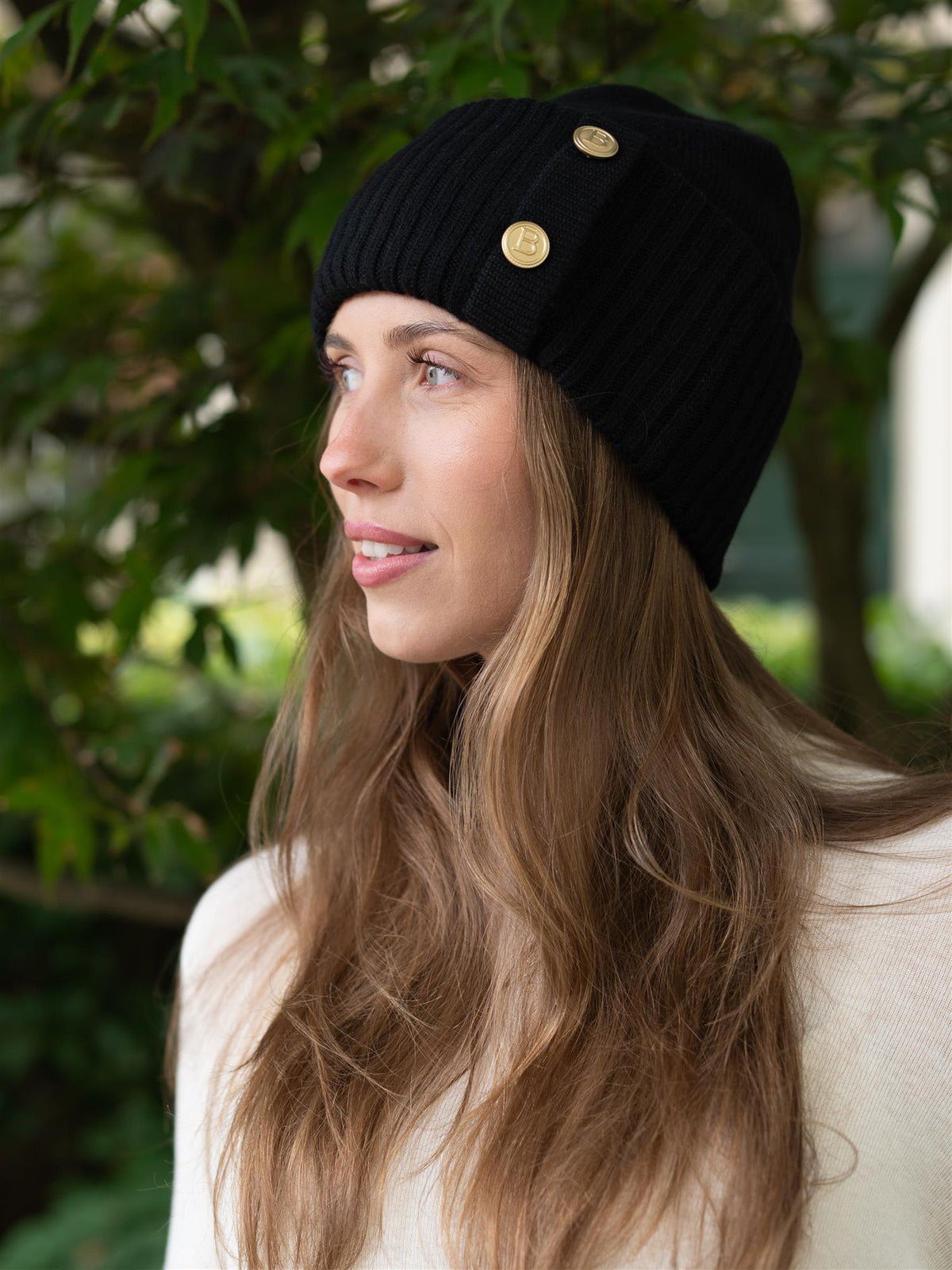 Roya Beanie Black