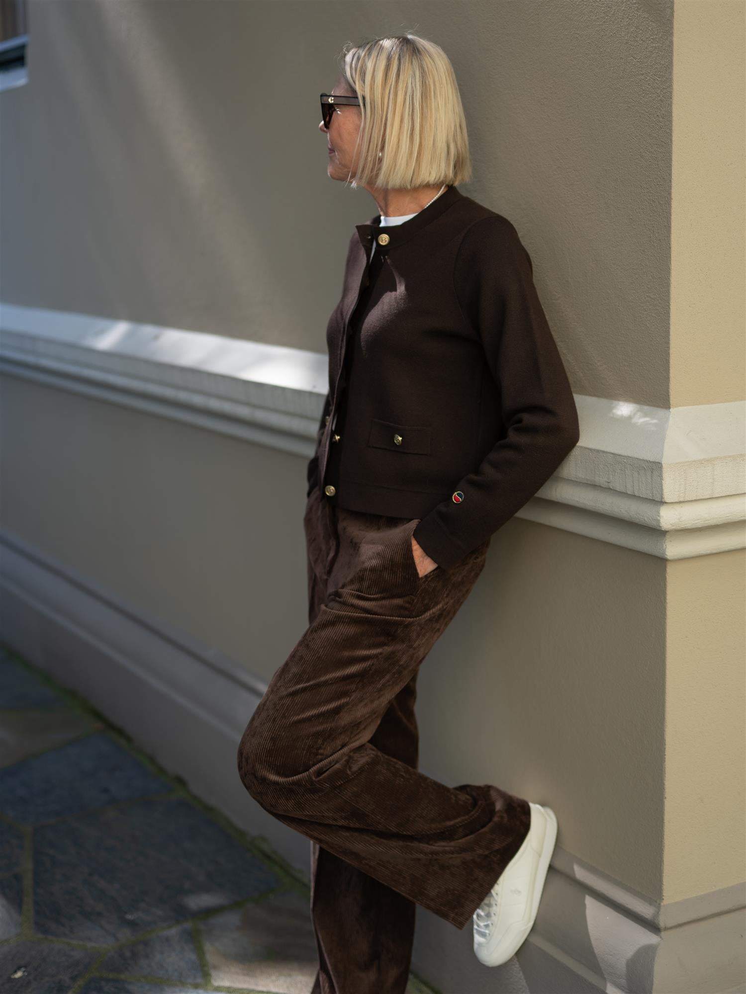 Aria Cardigan Chocolat