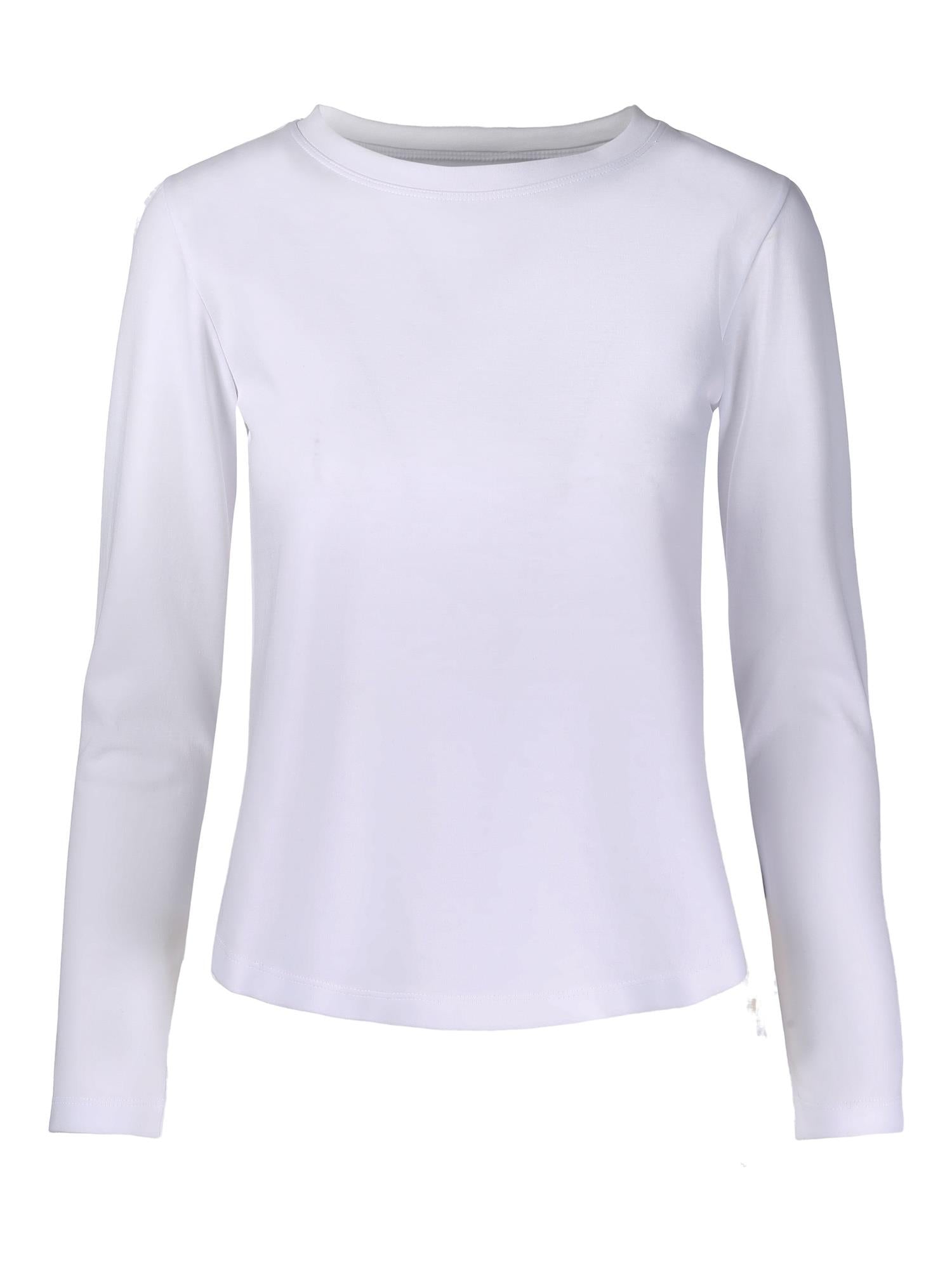 Violet Longsleeve White Cotton