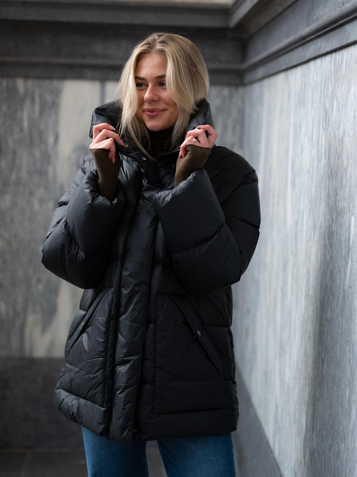 Woven-Puffer-Coat