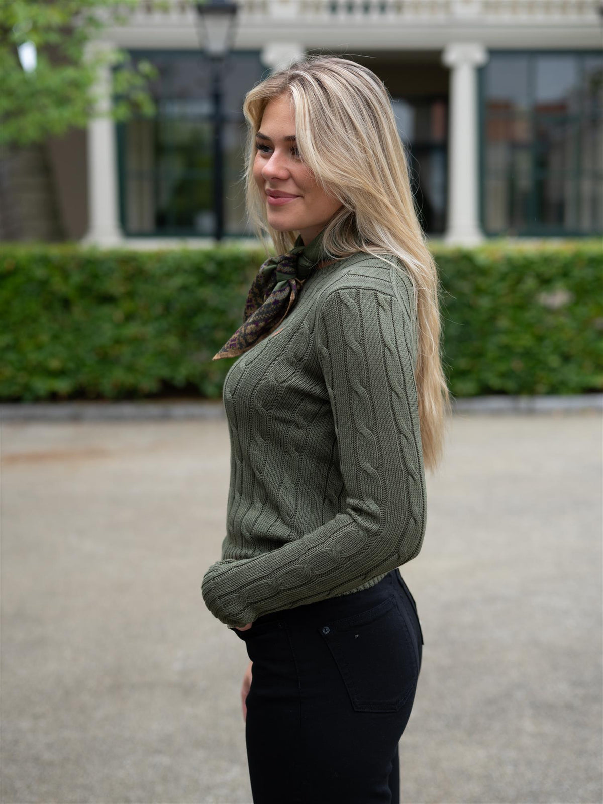 Julianna Long Sleeve Pullover Green