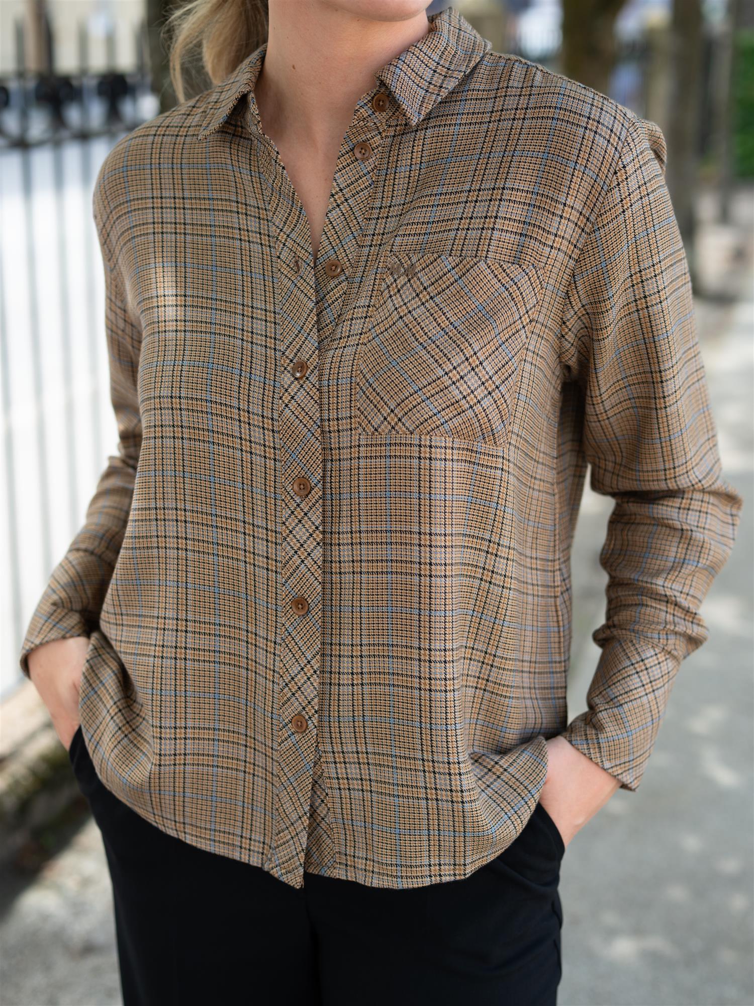 MMSanni Kalif Shirt Blissful Blue