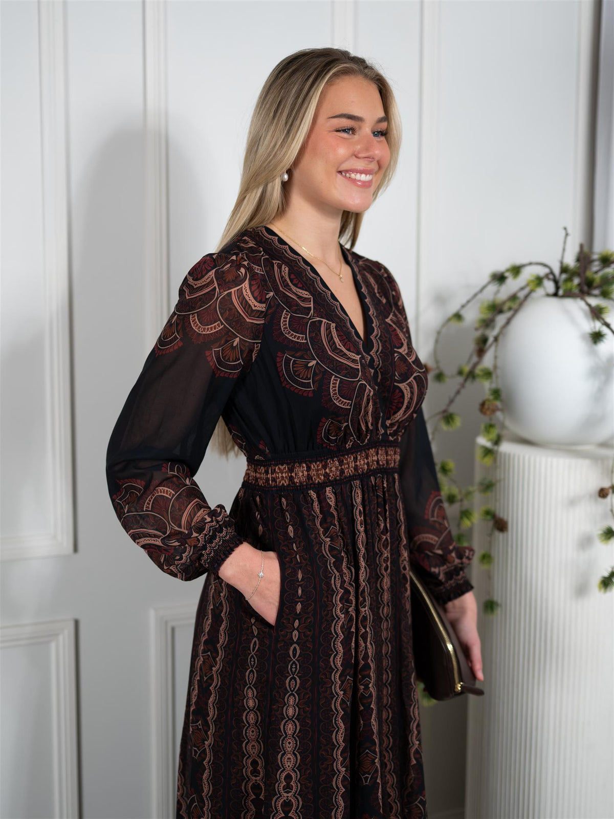 Iselda Dress Plum