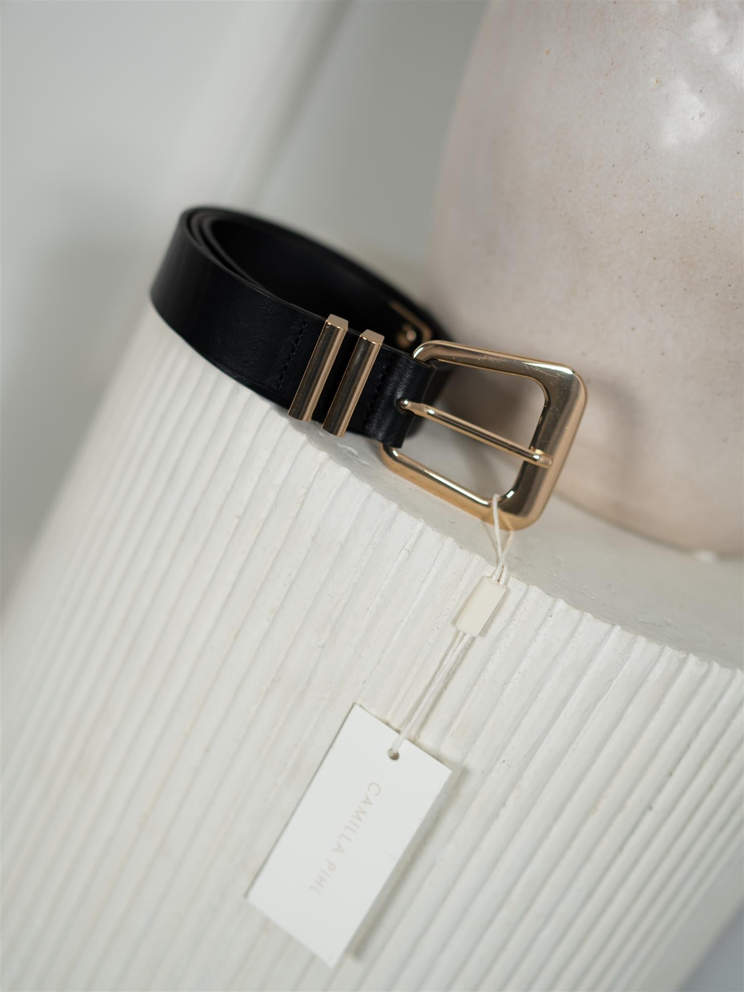 Camilla Pihl Bennett Belt Black Gold