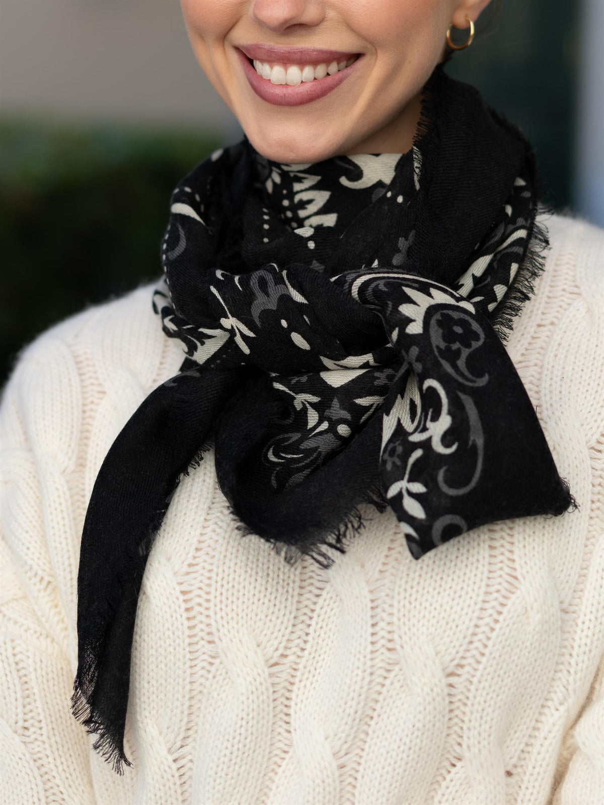 Scarf Bandana Black WS