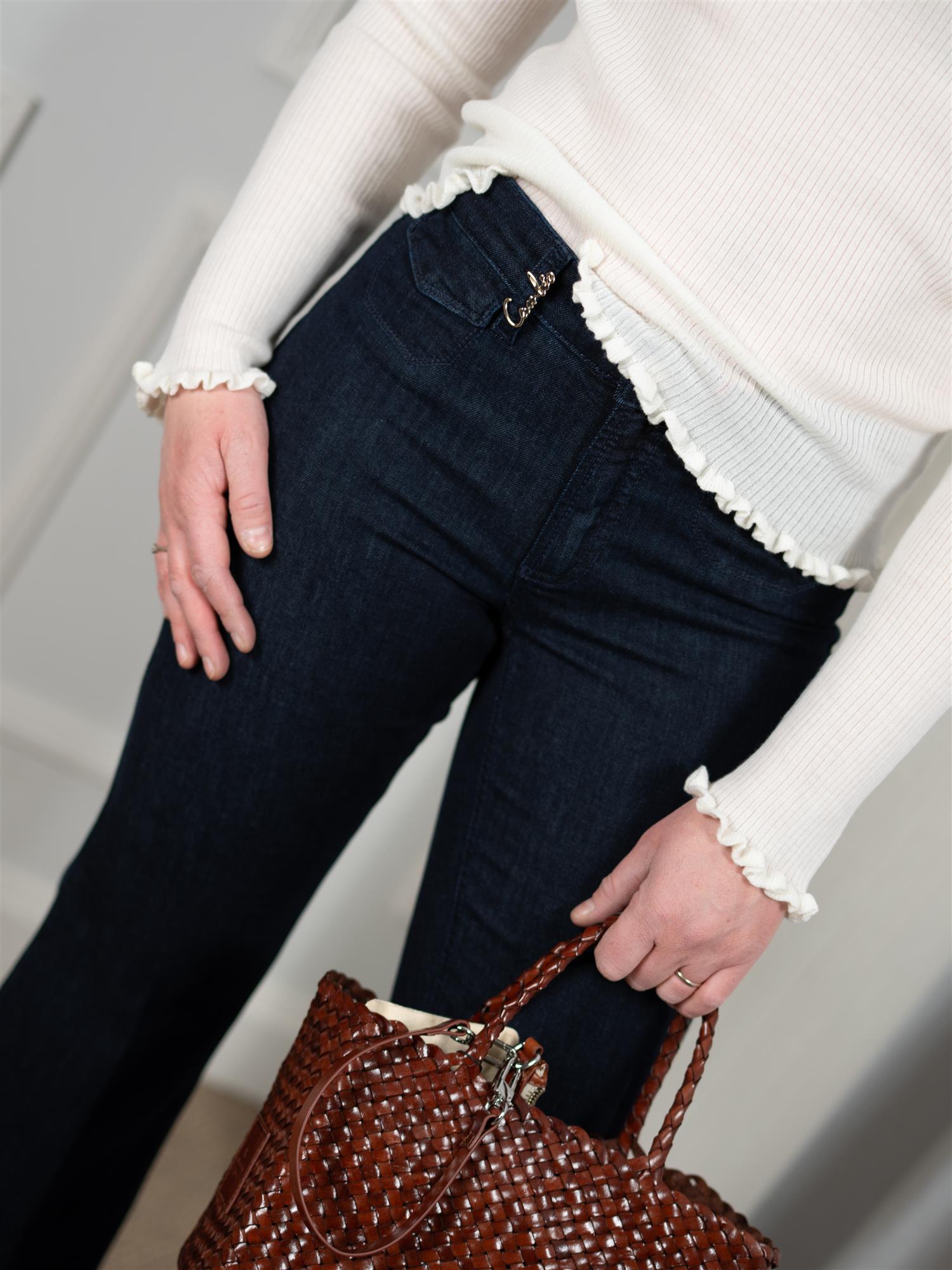 Cambio Fabienne Pocket Cropped Modern Rise