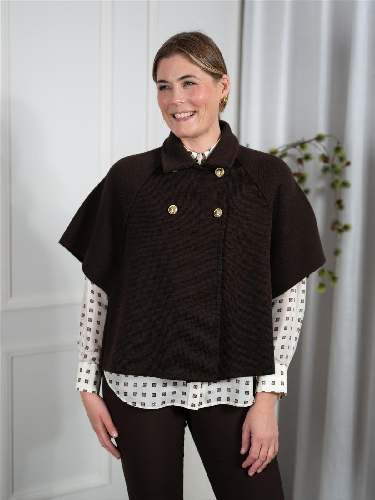 Habotai Silk Blouse Eggshell