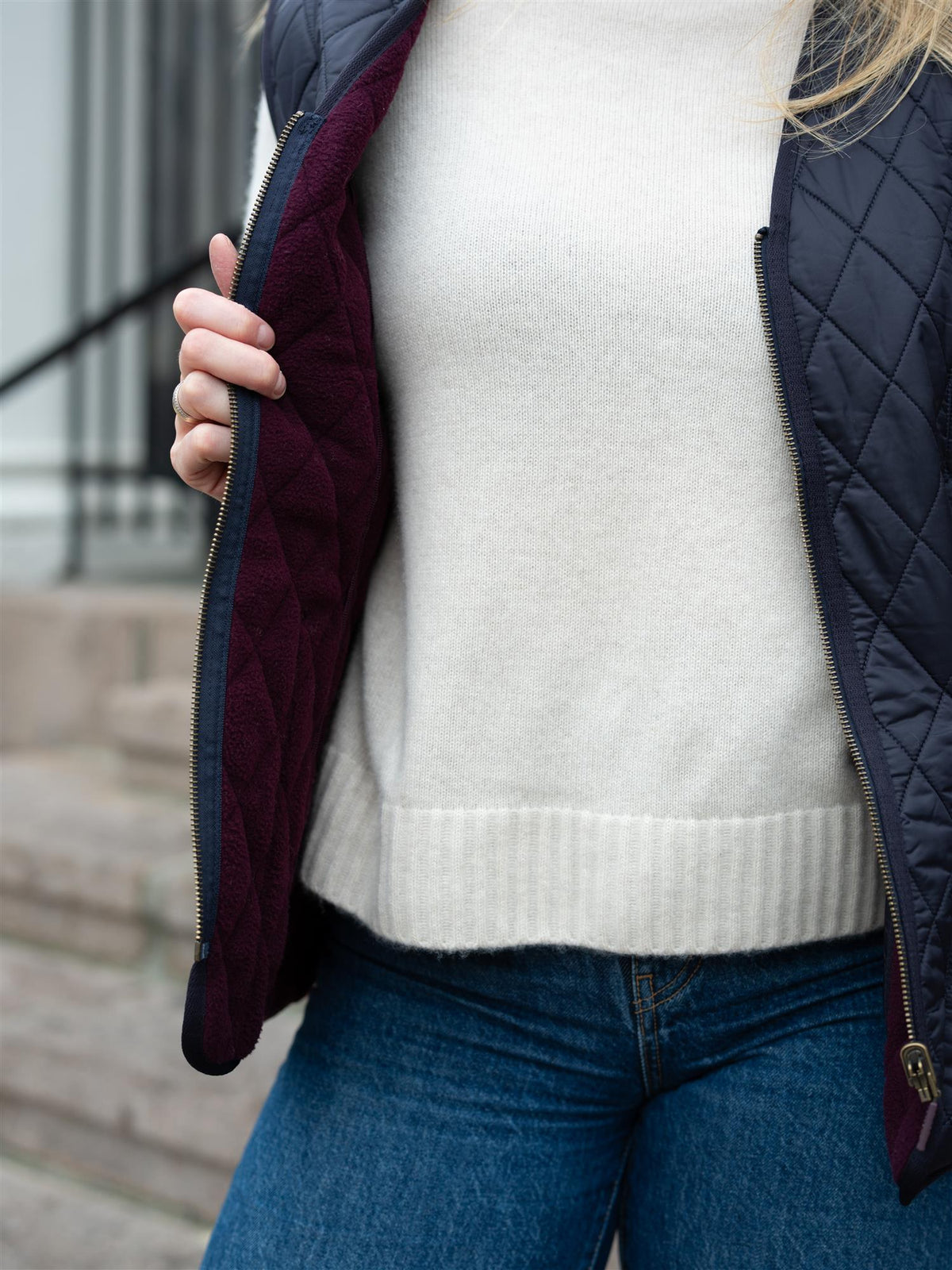 Fleece Betty Liner Navy