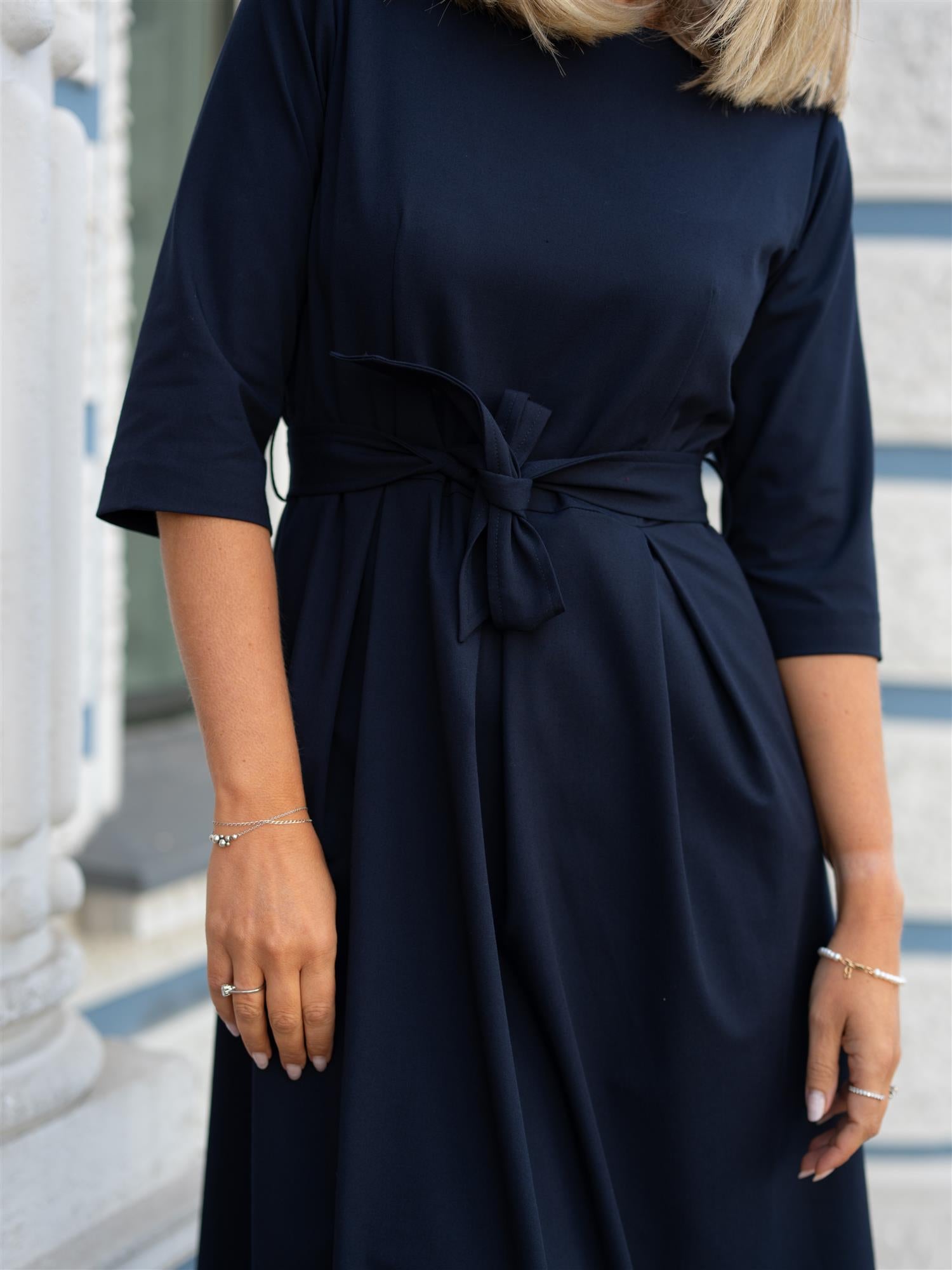 Mana Dress Dark Navy Blue