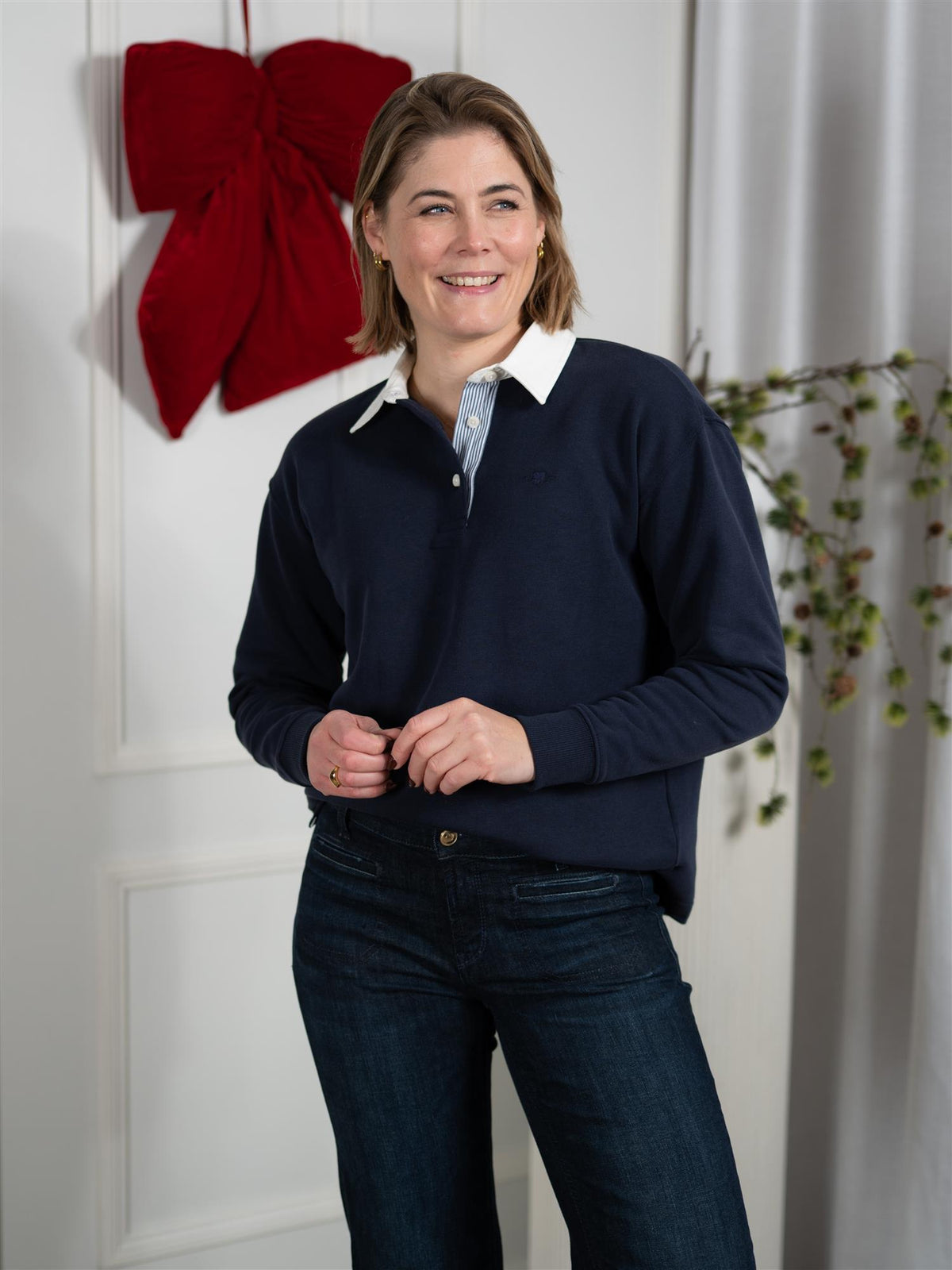 Rugger Sweatshirt Evening Blue