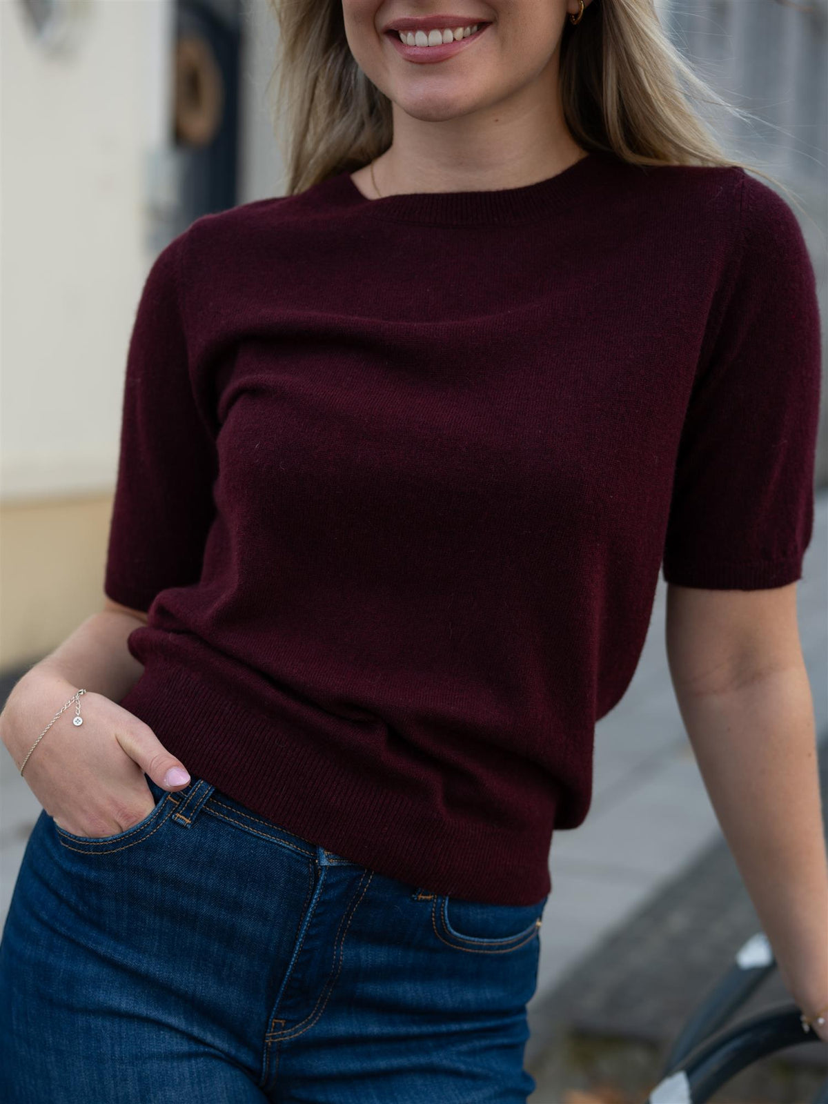 Dear Dharma Marthe Tee Aubergine