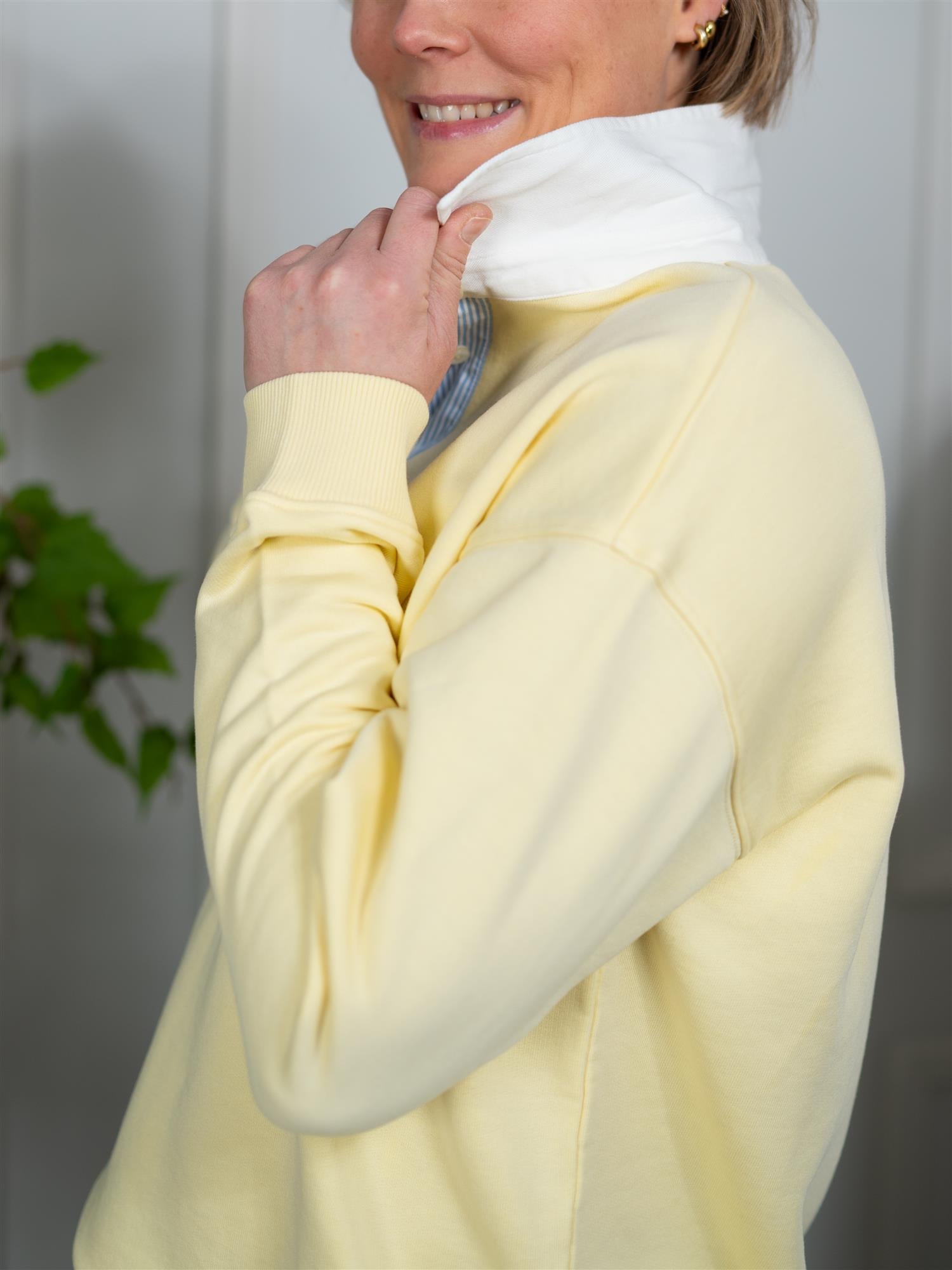Gant Rugger Sweatshirt Vanilla Yellow
