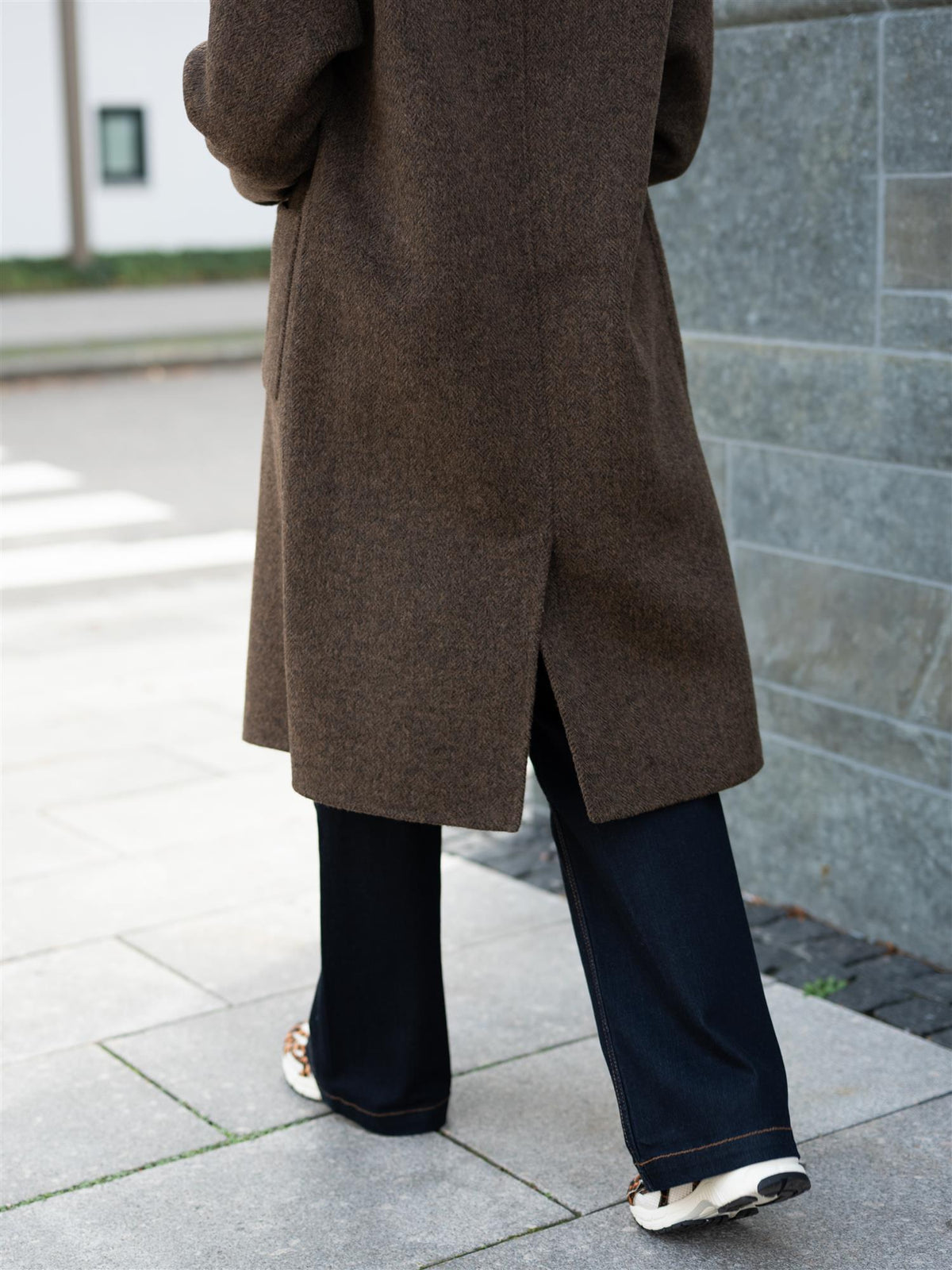 MMLucca Barkley Wool Coat Slate Black