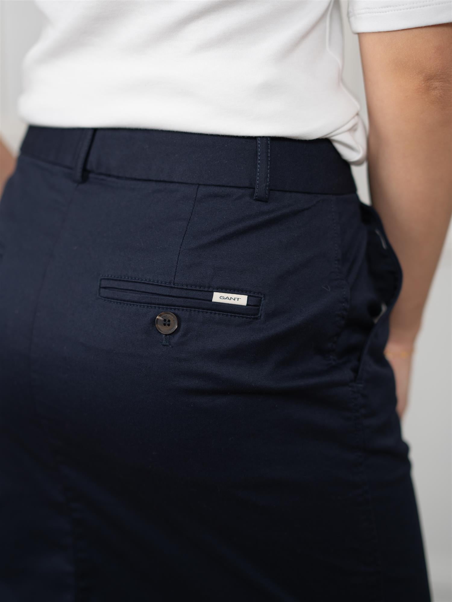 Gant Chino Skirt Evening Blue