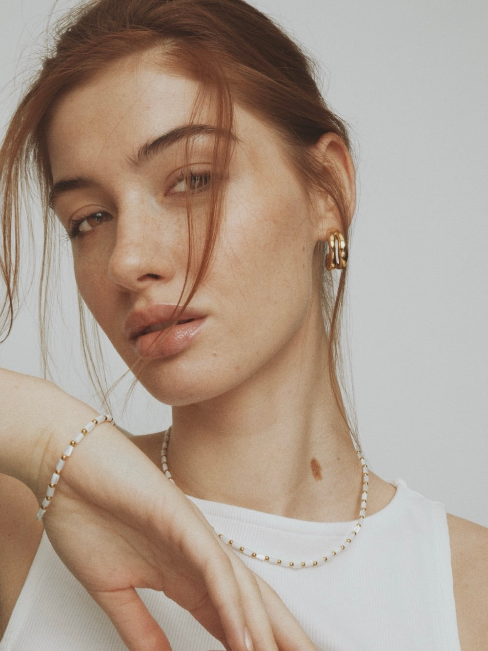 Camilla Pihl The White Shell Necklace Off-White