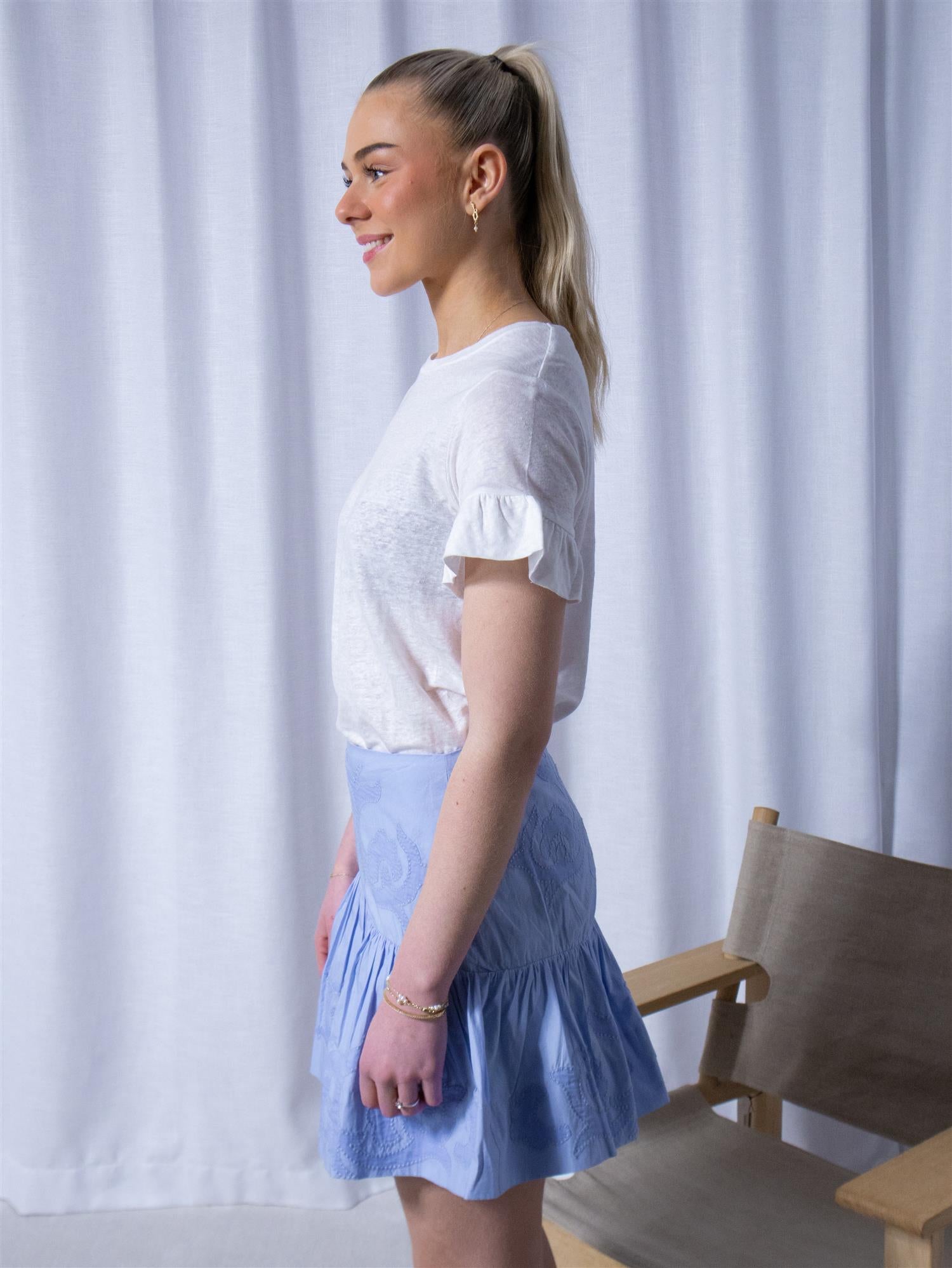 Ella&il Anya Embrodery Skirt Lavender