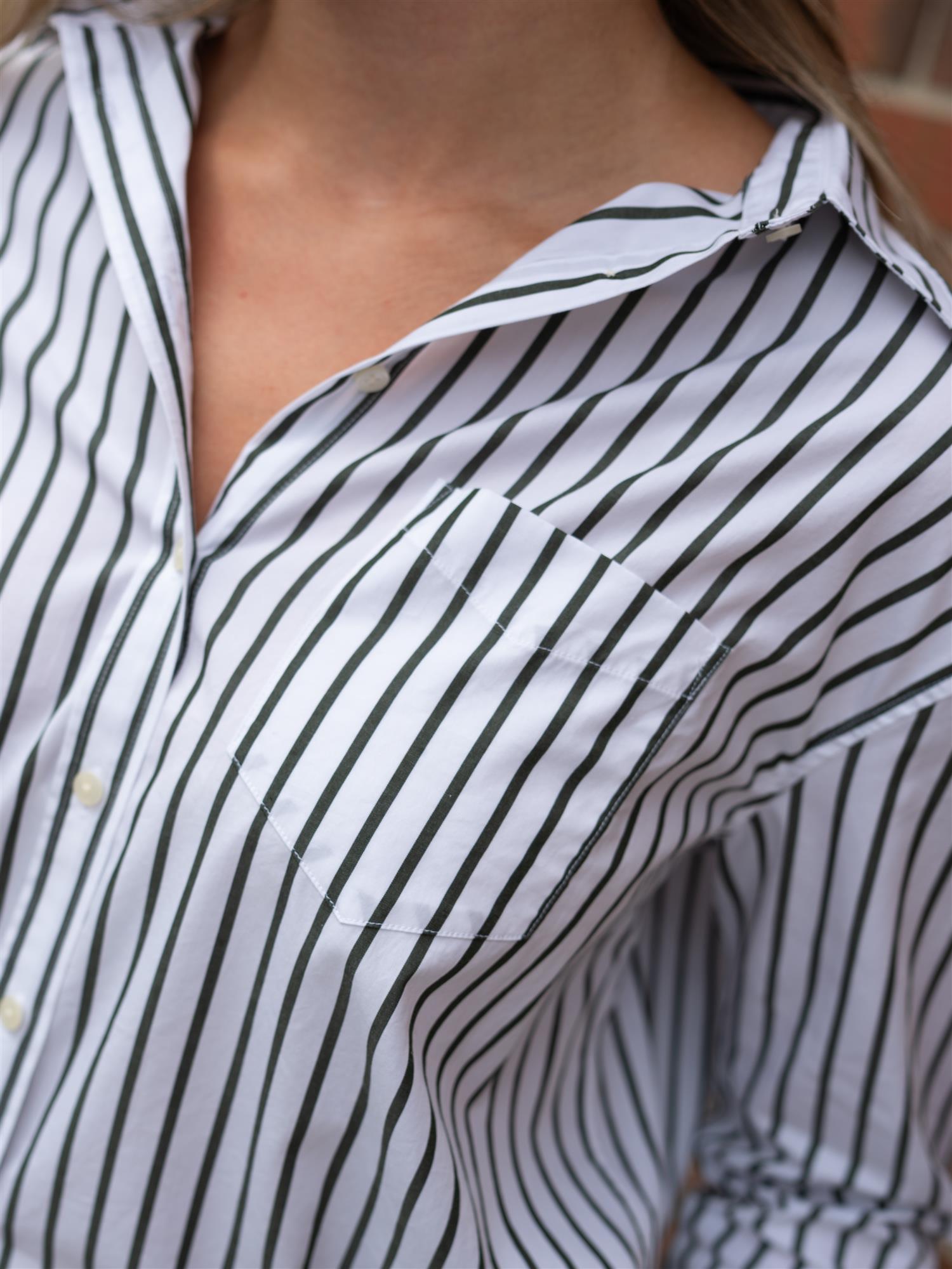 Gant Rel Classic Poplin Striped Shirt