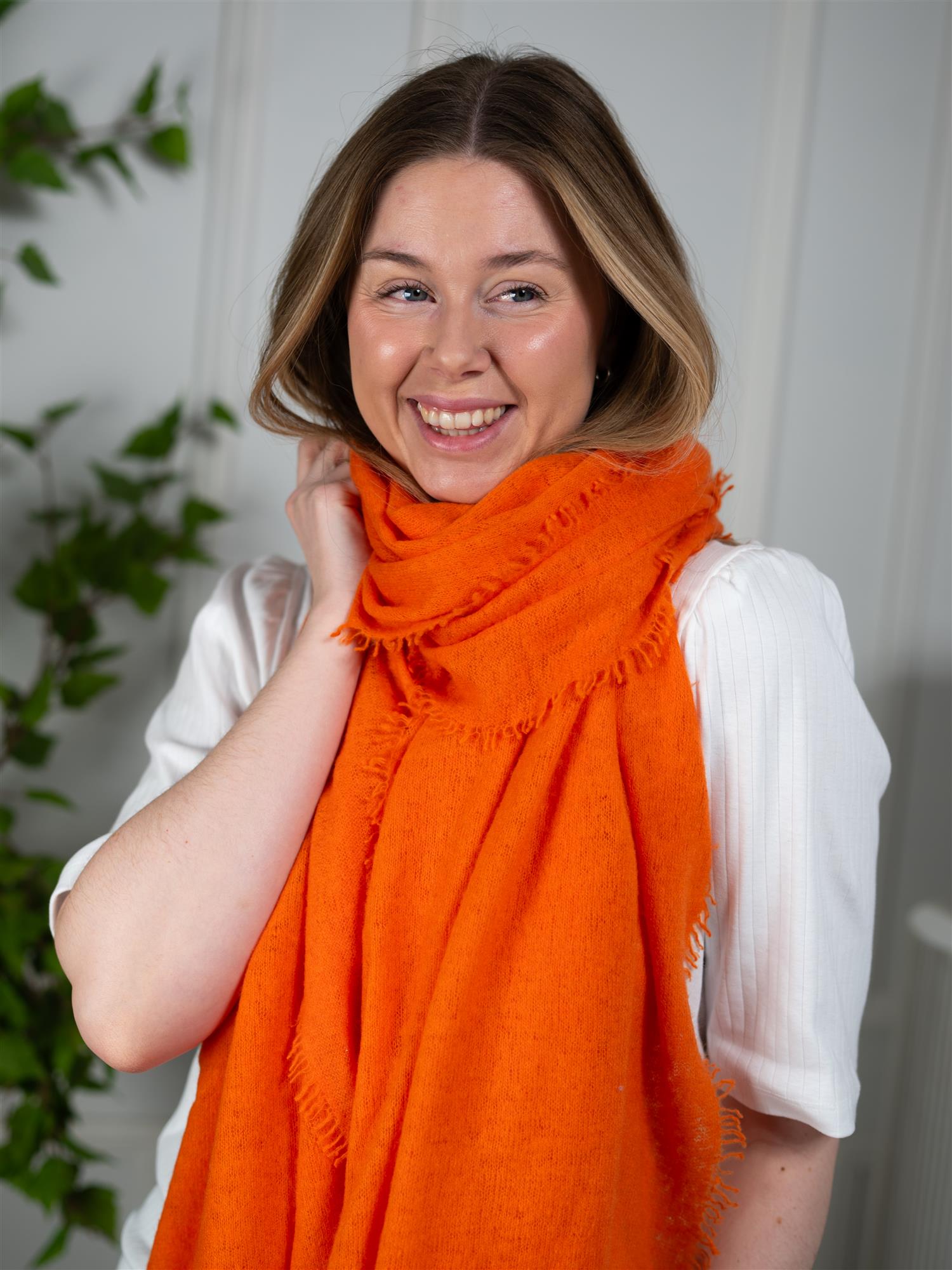 Mala Alisha Scarf Salted Tangerine
