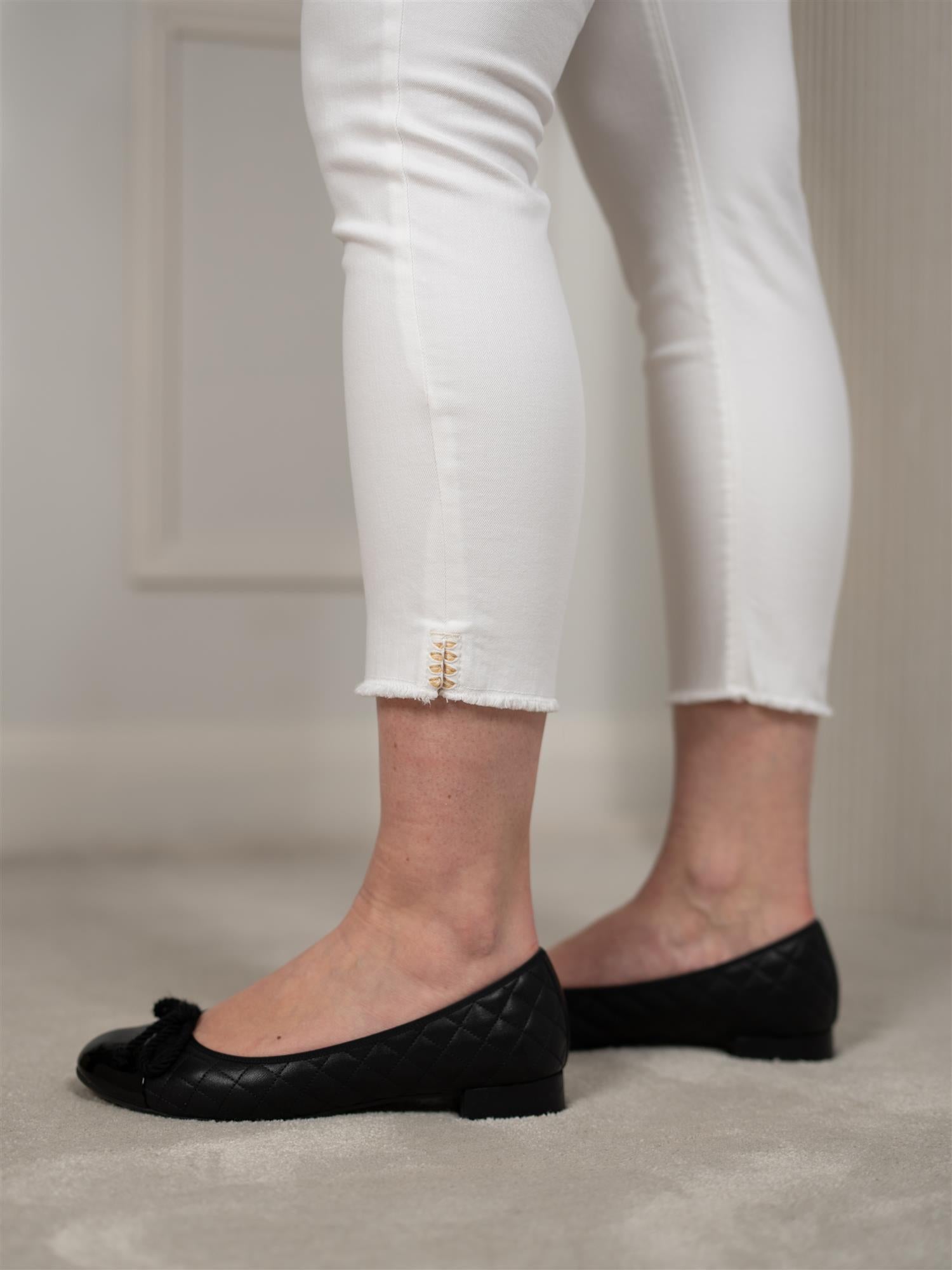 Cambio Piper Short Håkeldetail Softwash&Fringed
