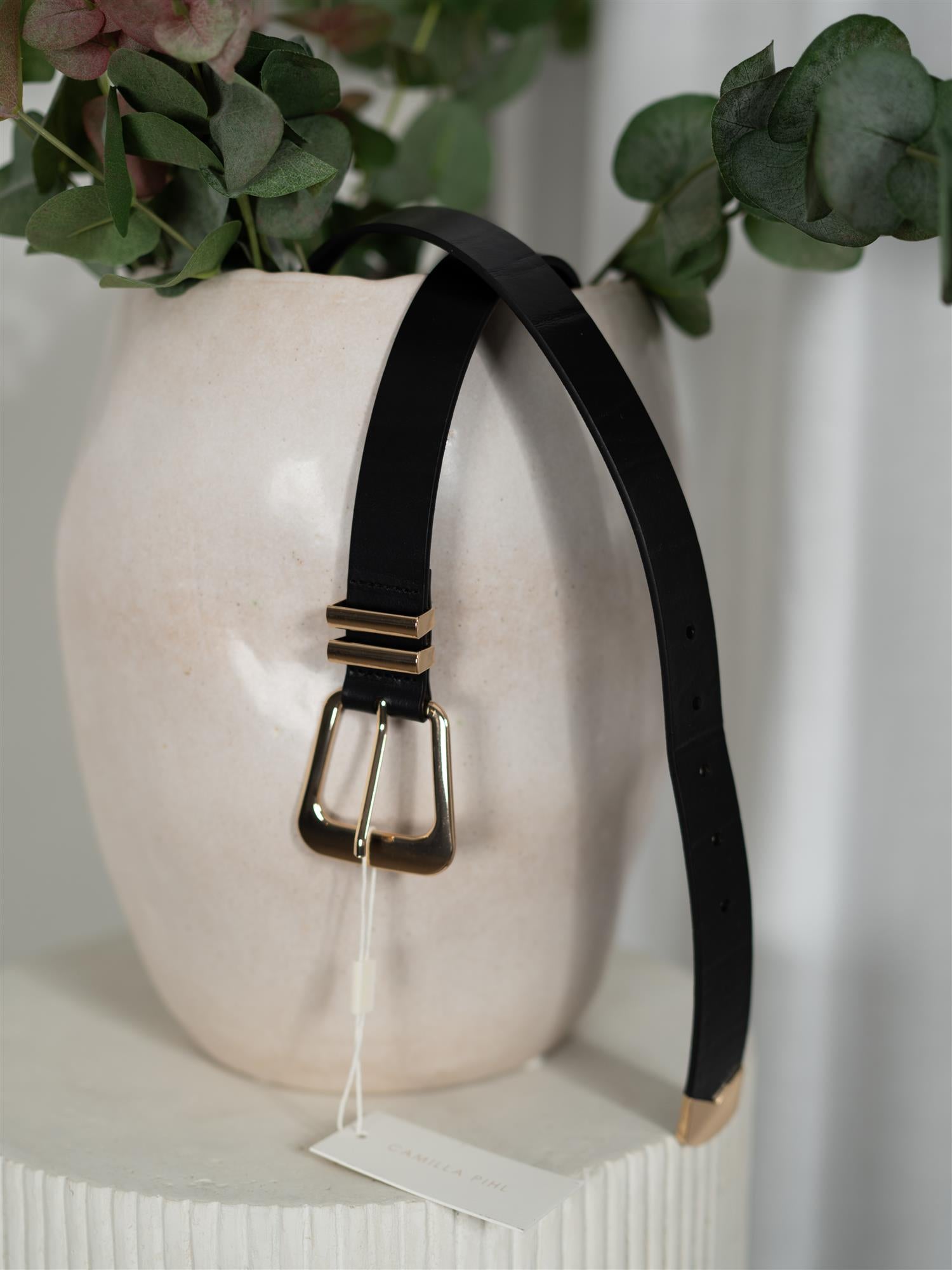 Camilla Pihl Bennett Belt Black Gold