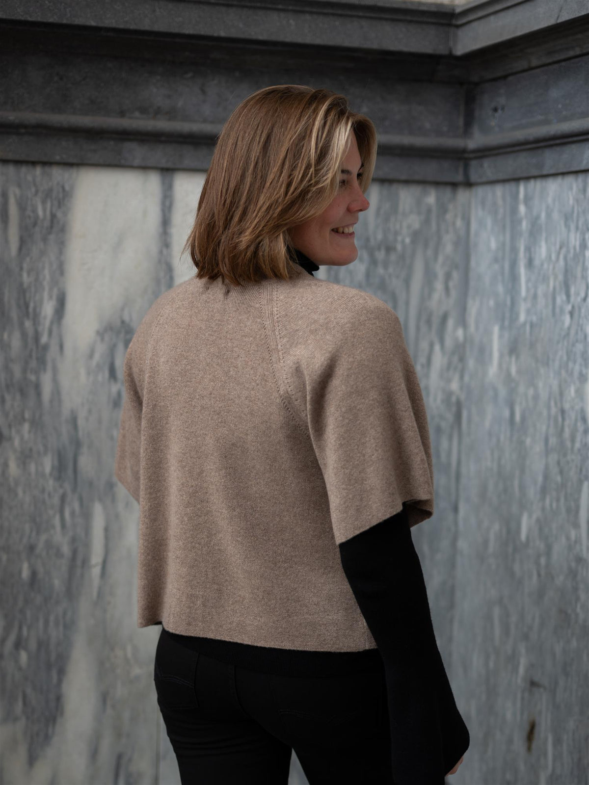 Davida Cardigan Raglan Mink