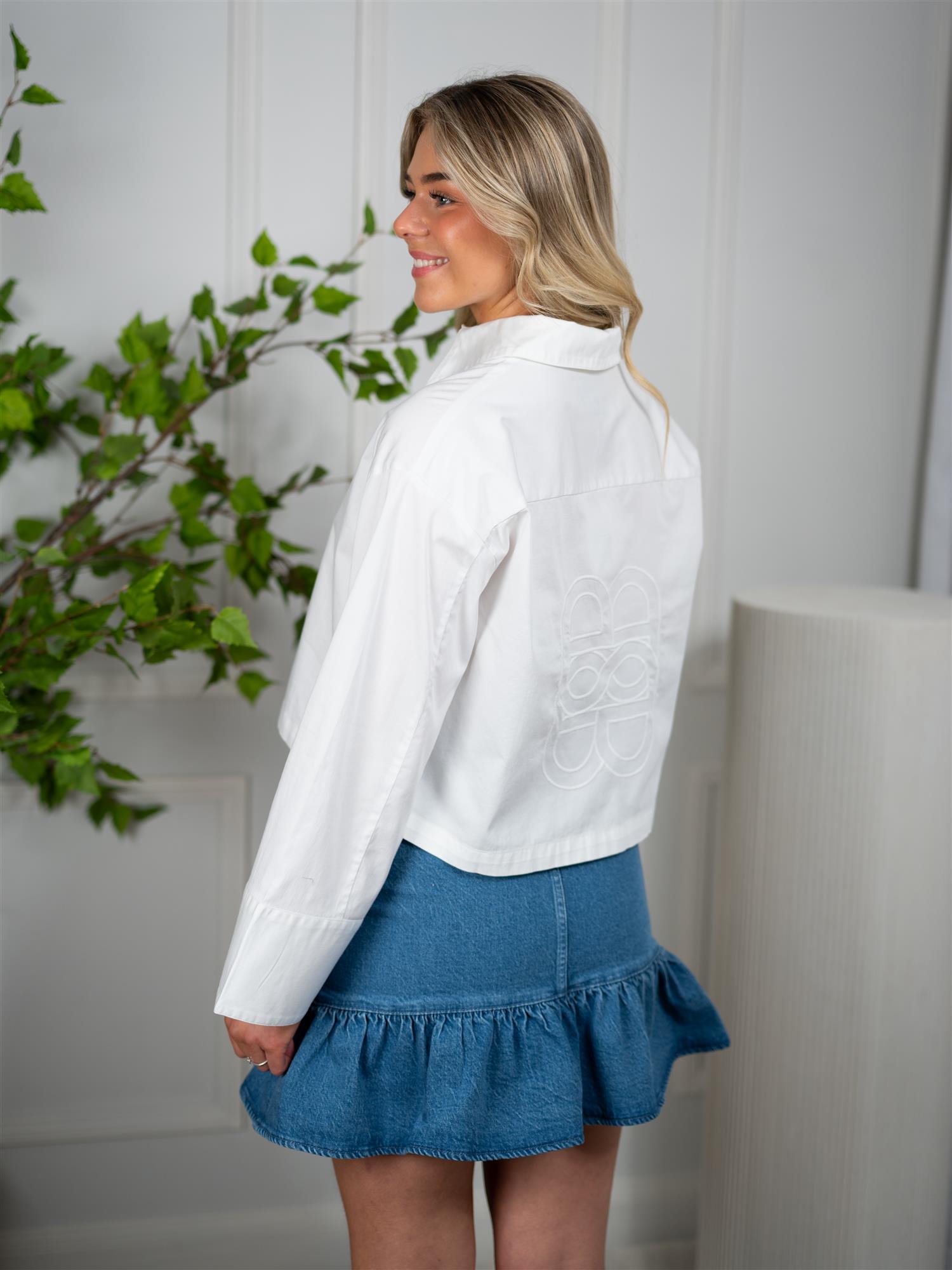 Ella&il Riley Shirt White