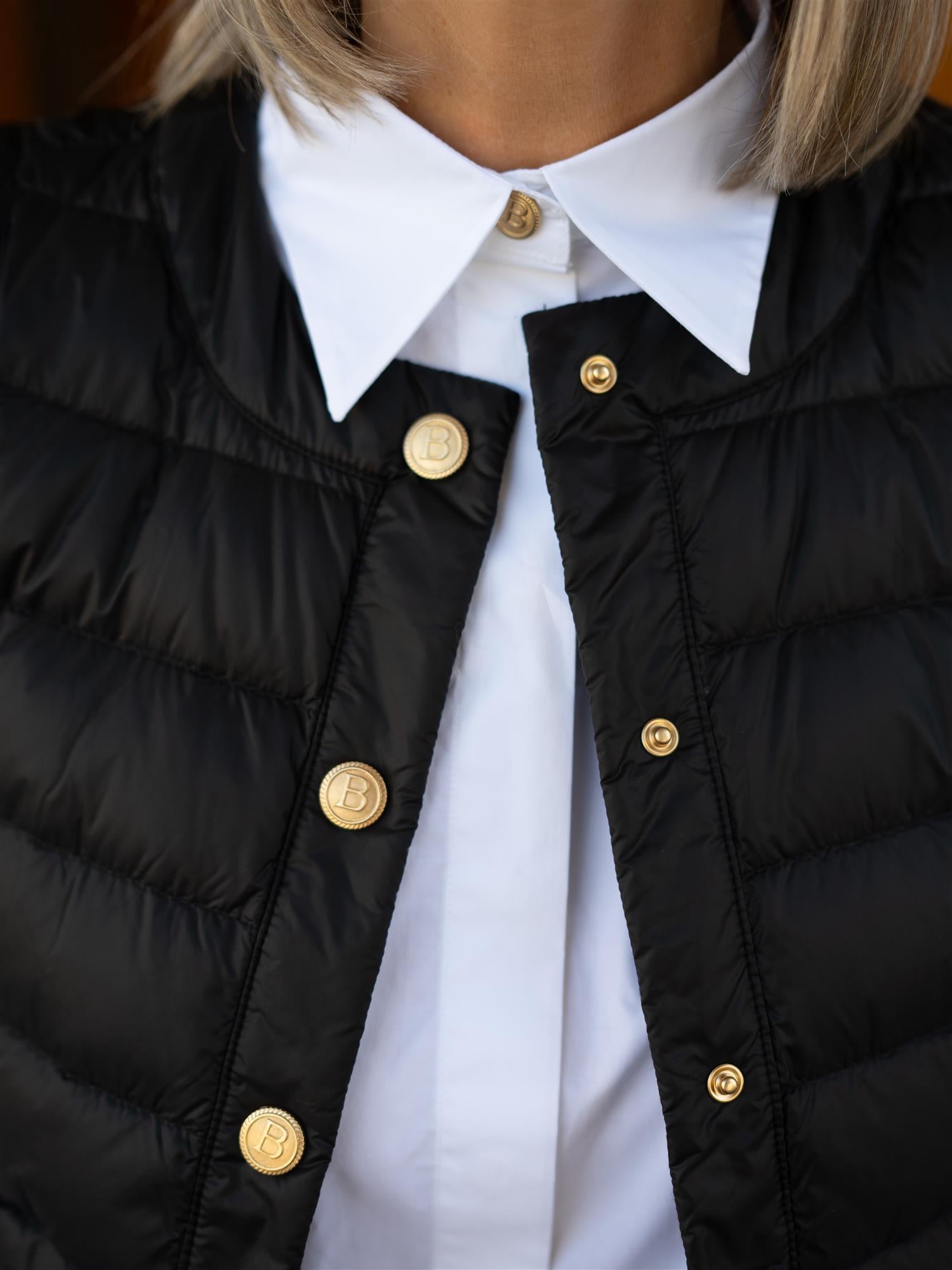 Ina Down Vest Black
