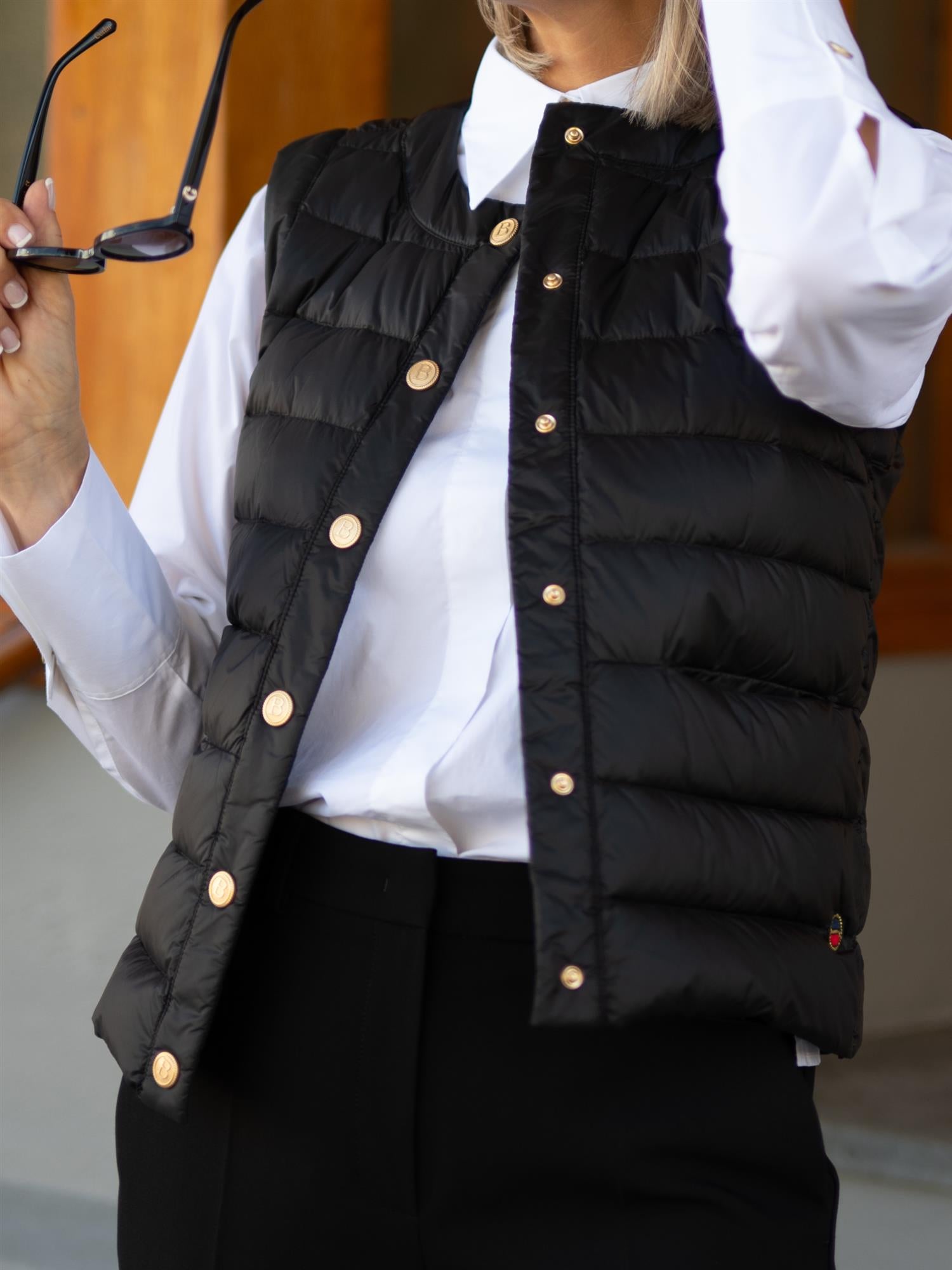 Ina Down Vest Black