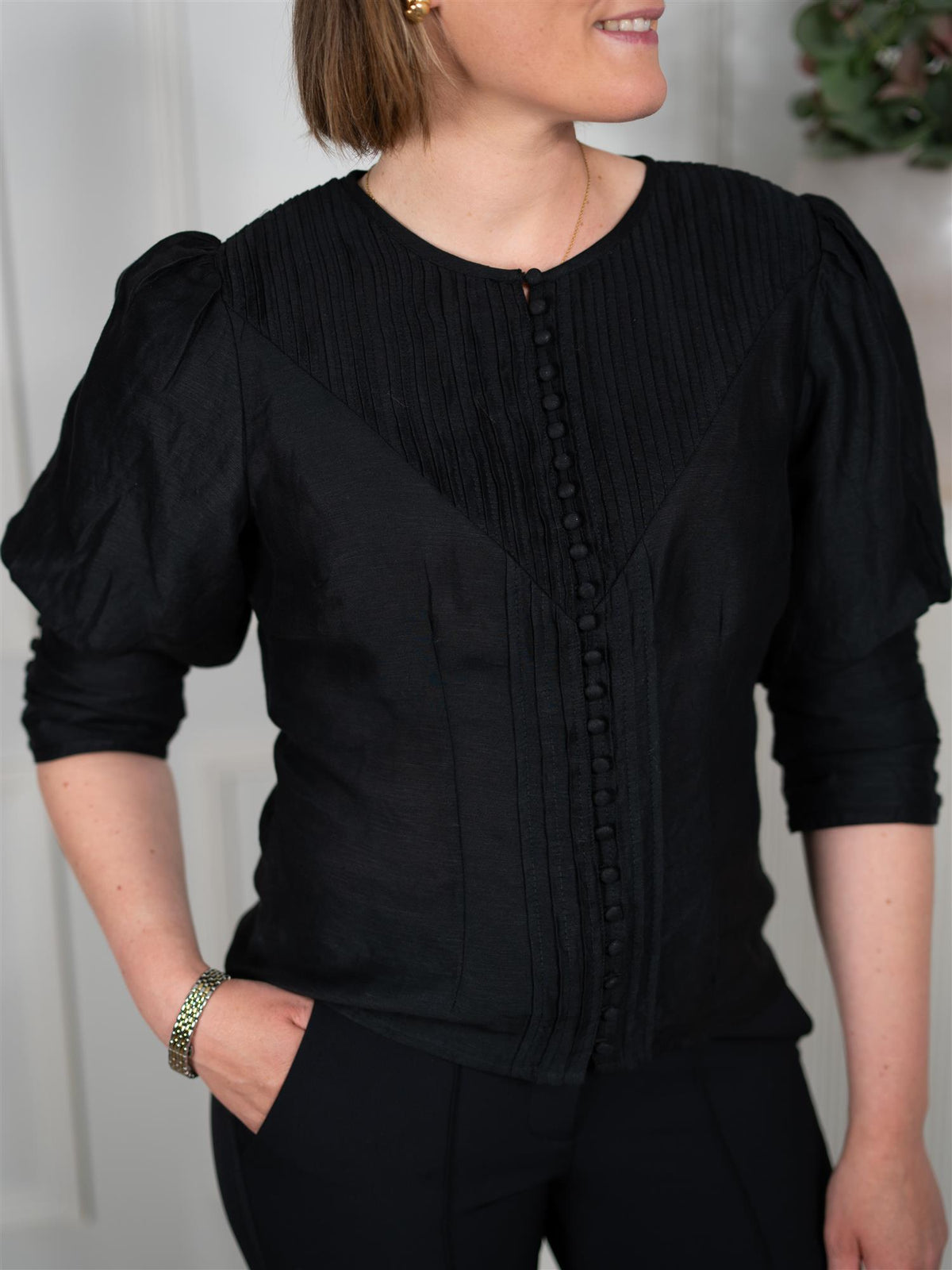 Ella&il Katja Blouse Black