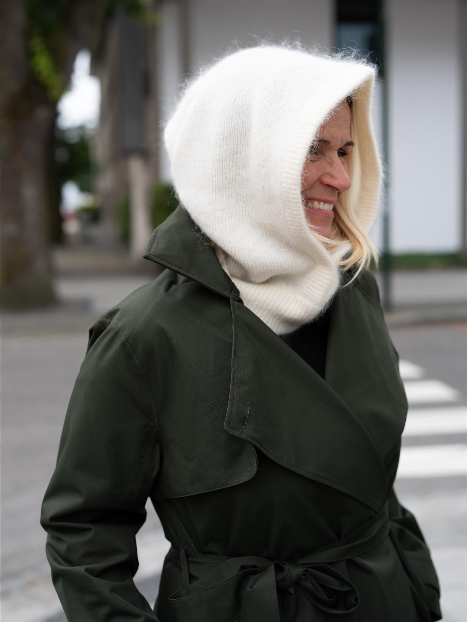 Ella&il Kajsa Chunky Balaclava Bright White