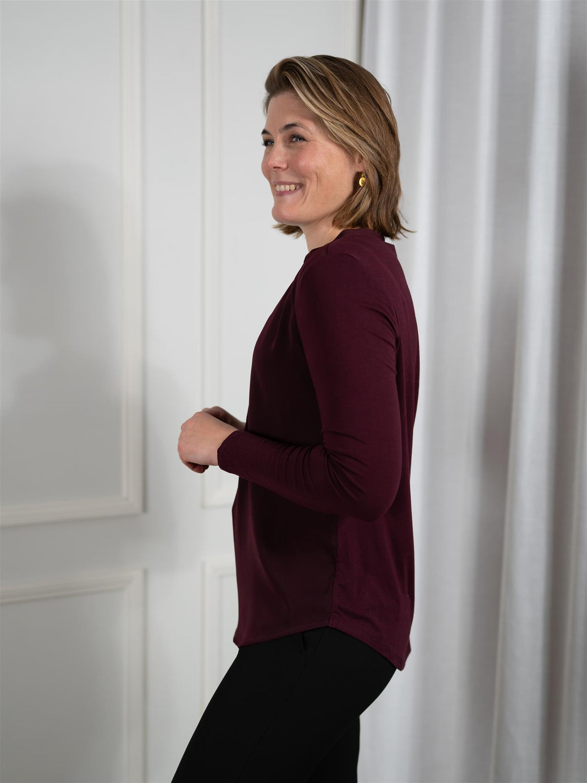 Jenner Top Dark Wine