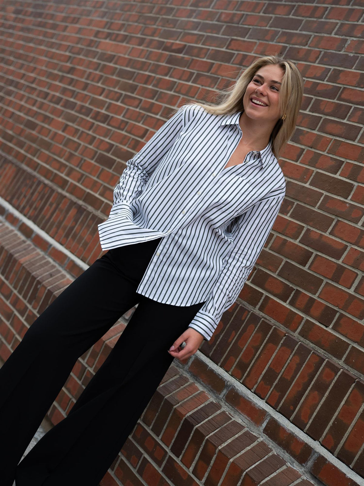 Gant Rel Classic Poplin Striped Shirt
