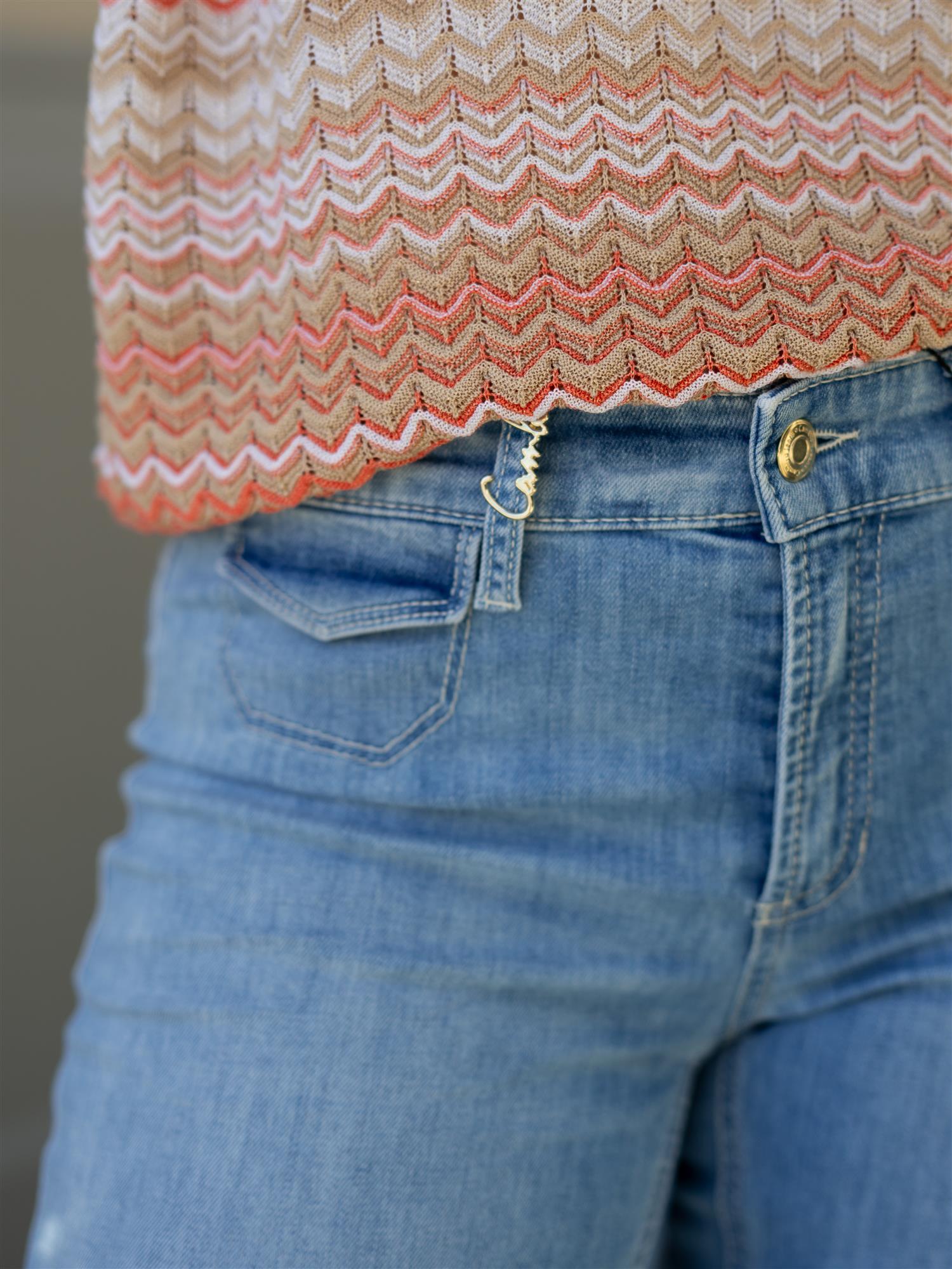Cambio Fabienne Pocket Cropped Lively Sunny Used