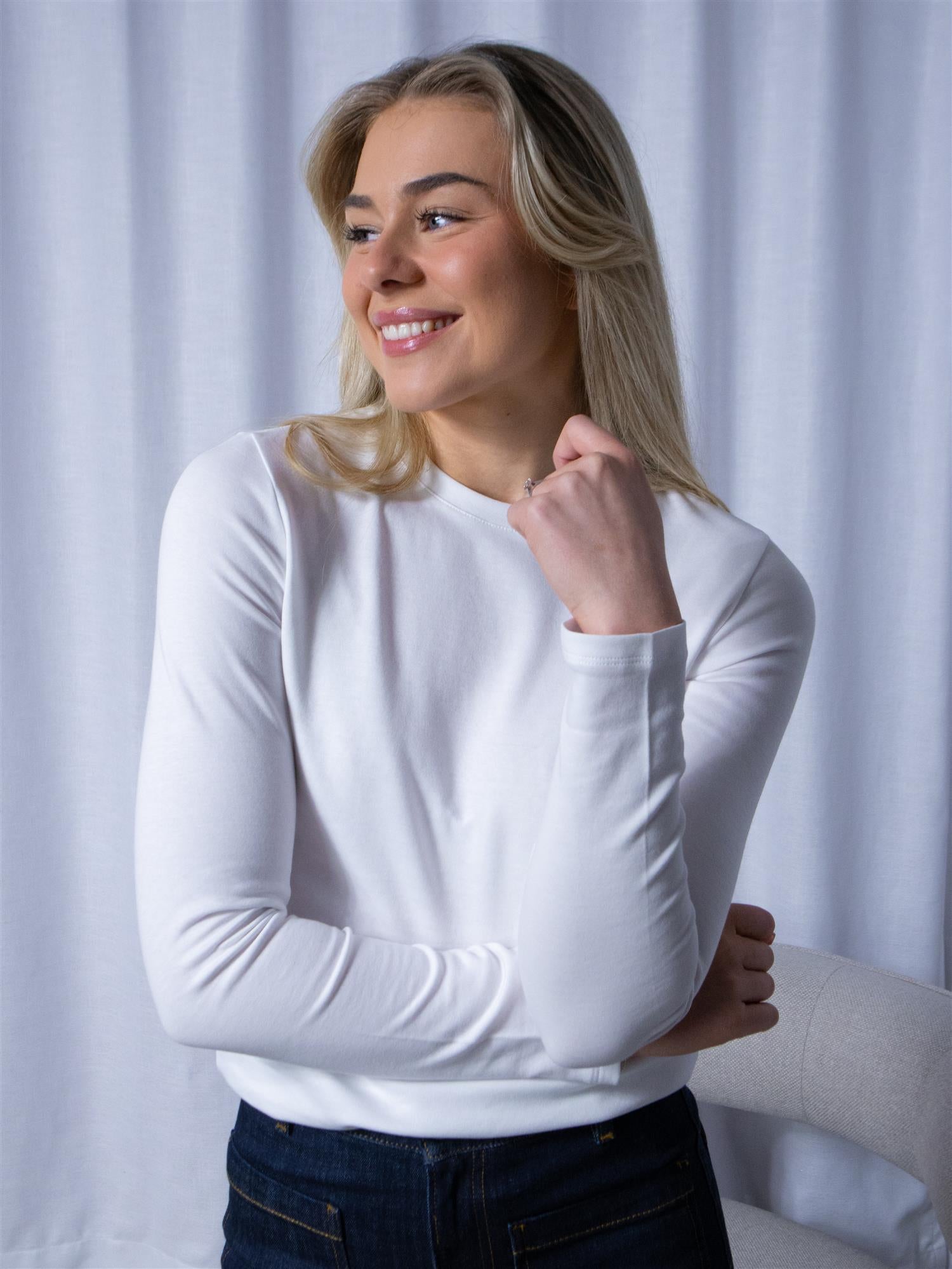 Julie Josephine Andrea Longsleeve White