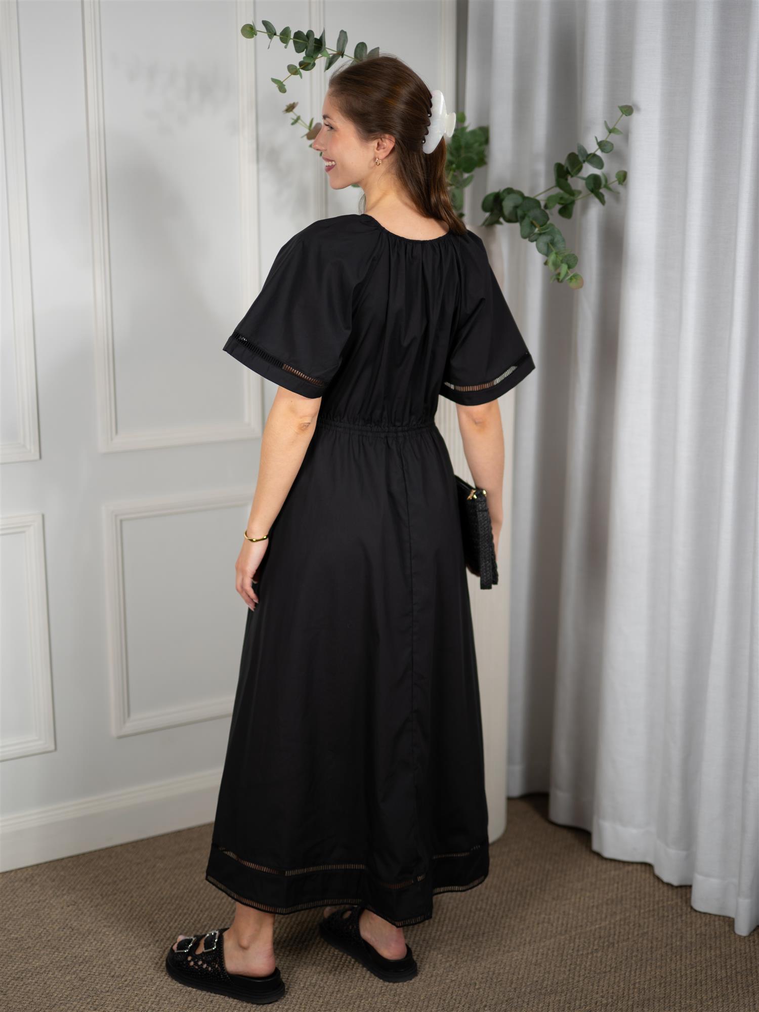 AKS LABEL Fiola Poplin Dress