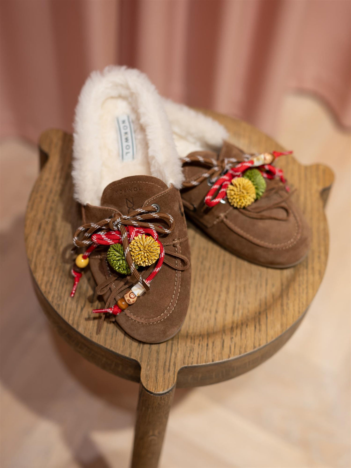 Coco Fur Tan Suede