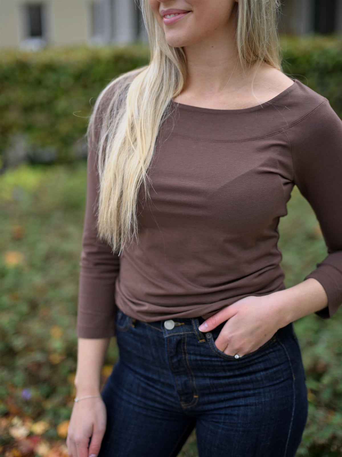 Wakaba Blouse Brown