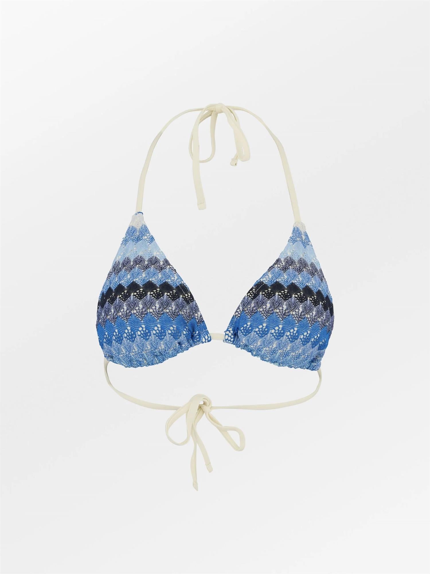 Amber Bel Bikini Top Dazzling Blue