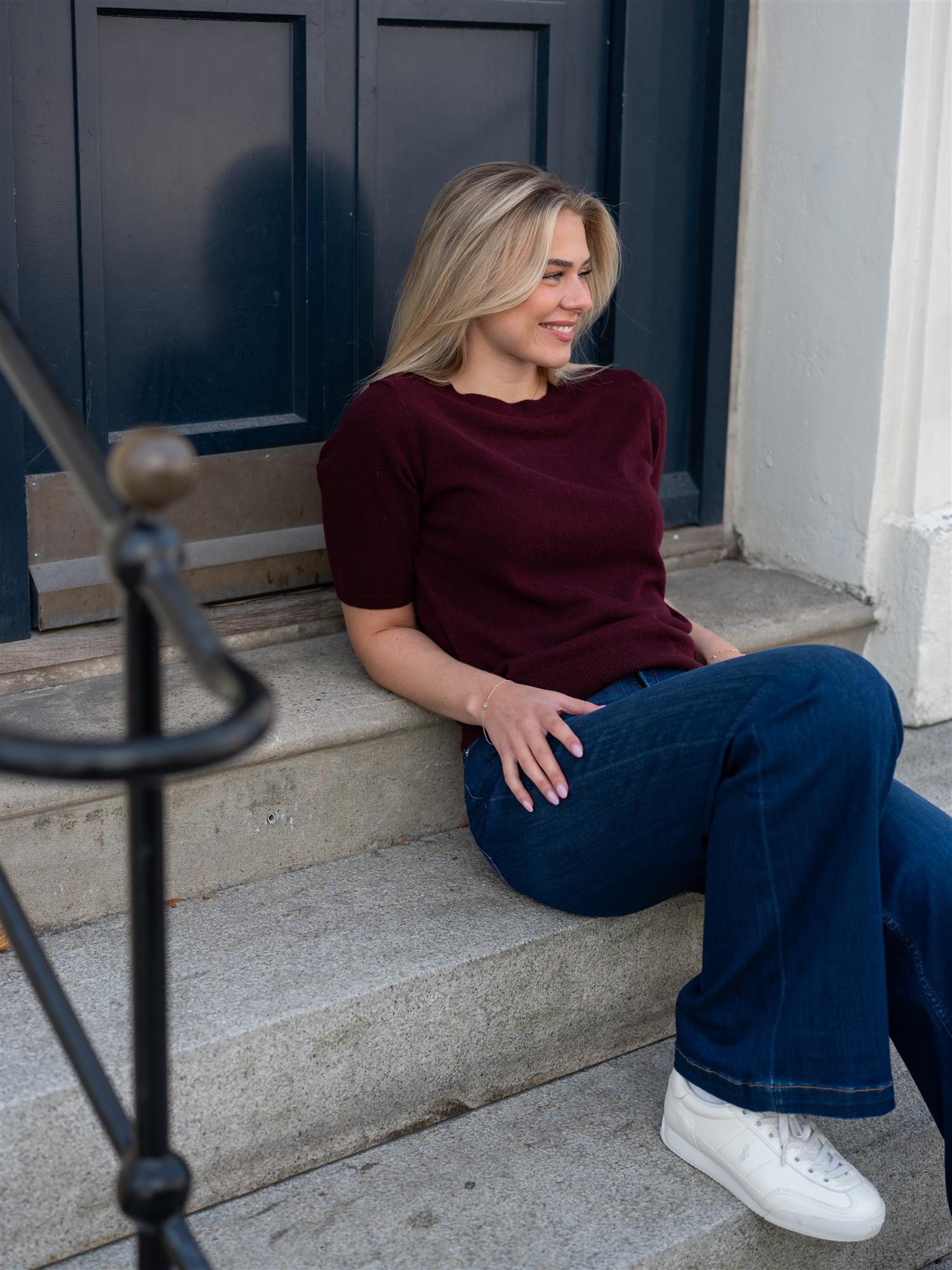 Dear Dharma Marthe Tee Aubergine