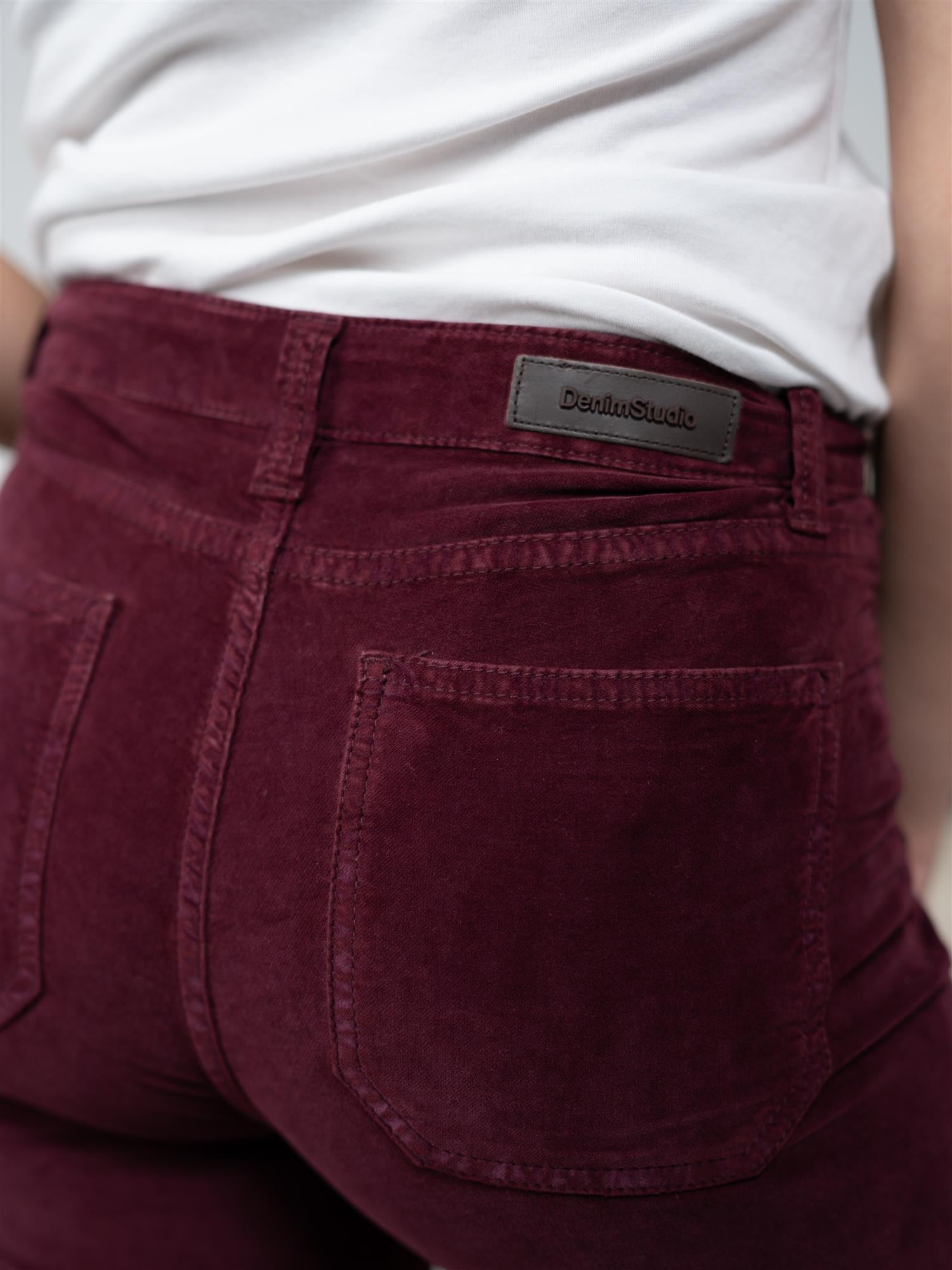 Denim Studio Jim Palatine Cord Bordeaux