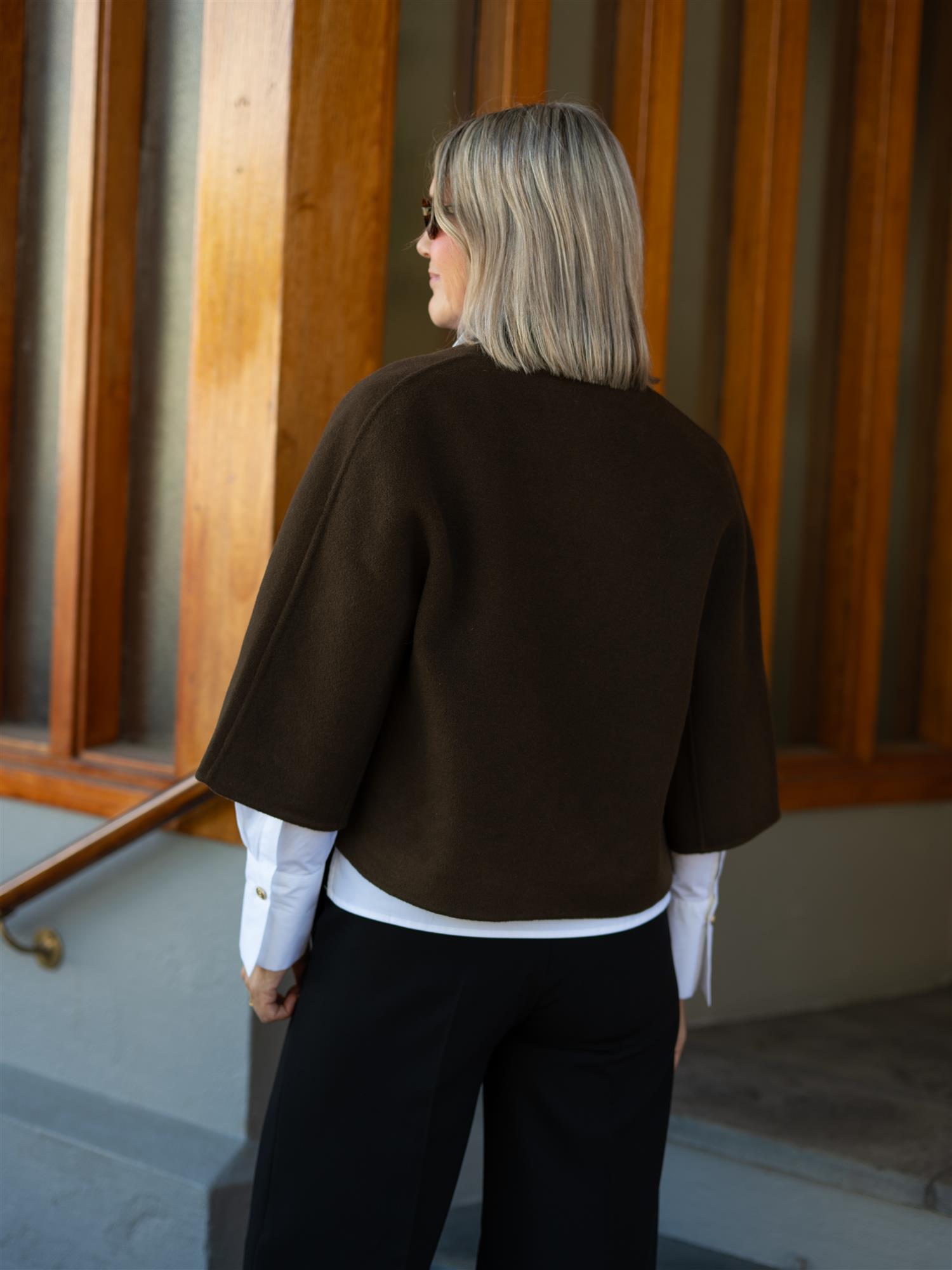 Kira Wool Jacket Espresso