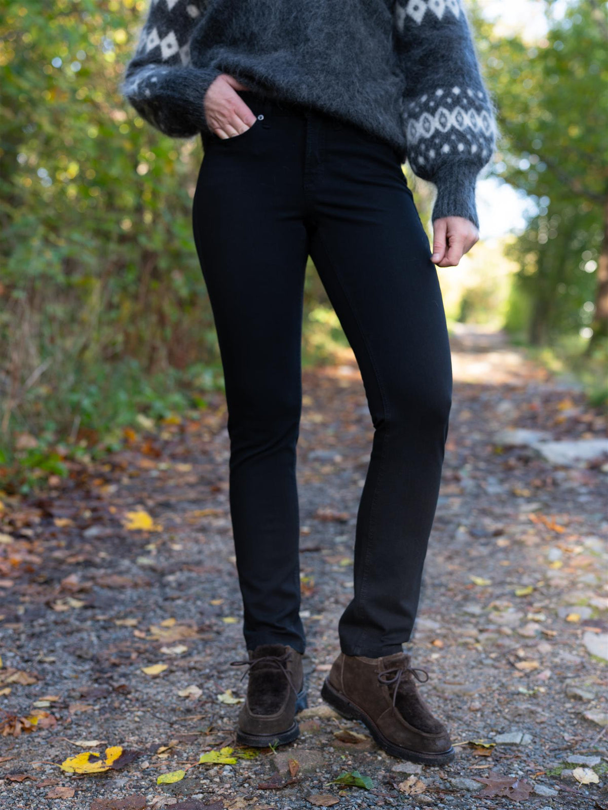 Piper Long Basic Rinsed Wash Black